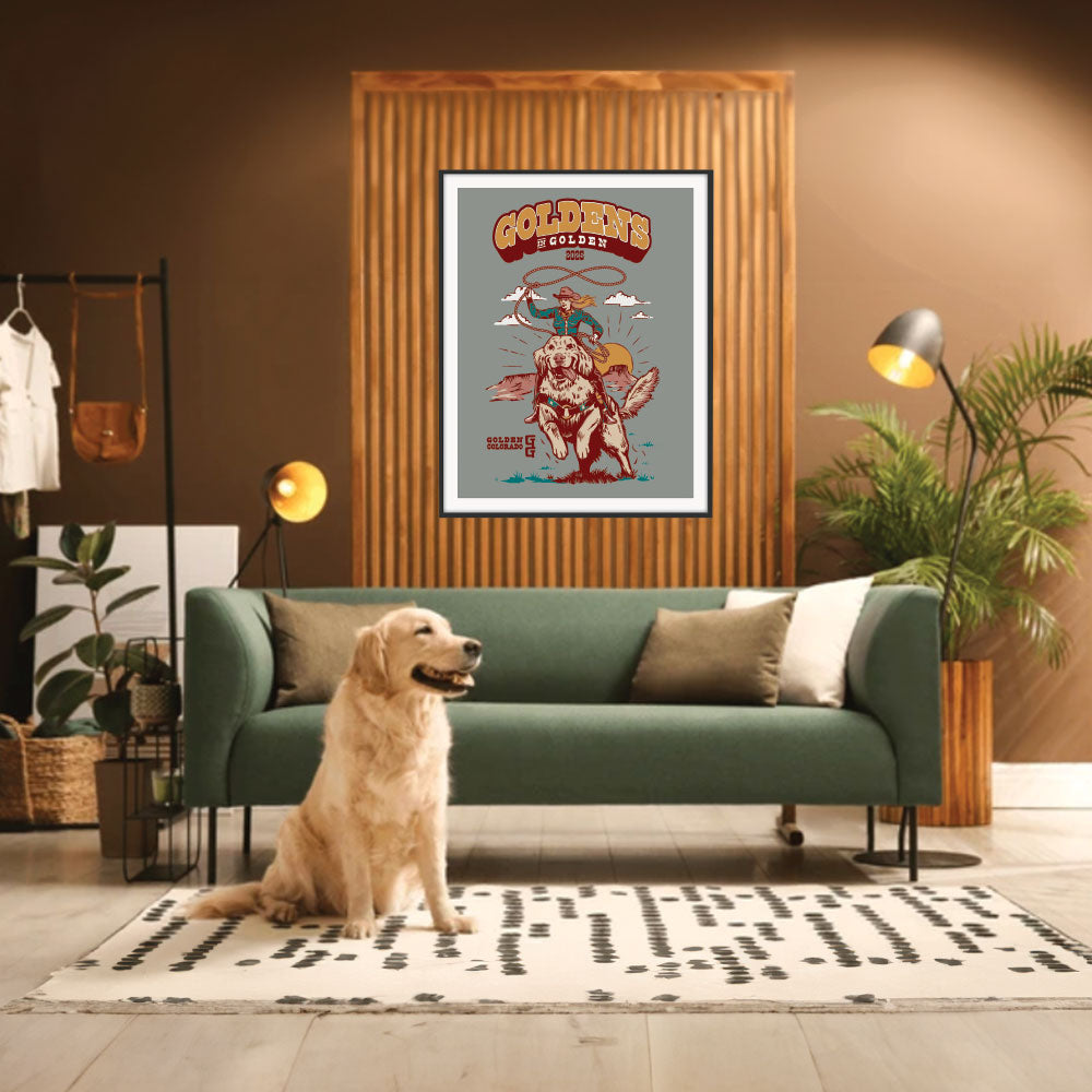 Goldens in Golden 2025 Official Screen Printed Poster