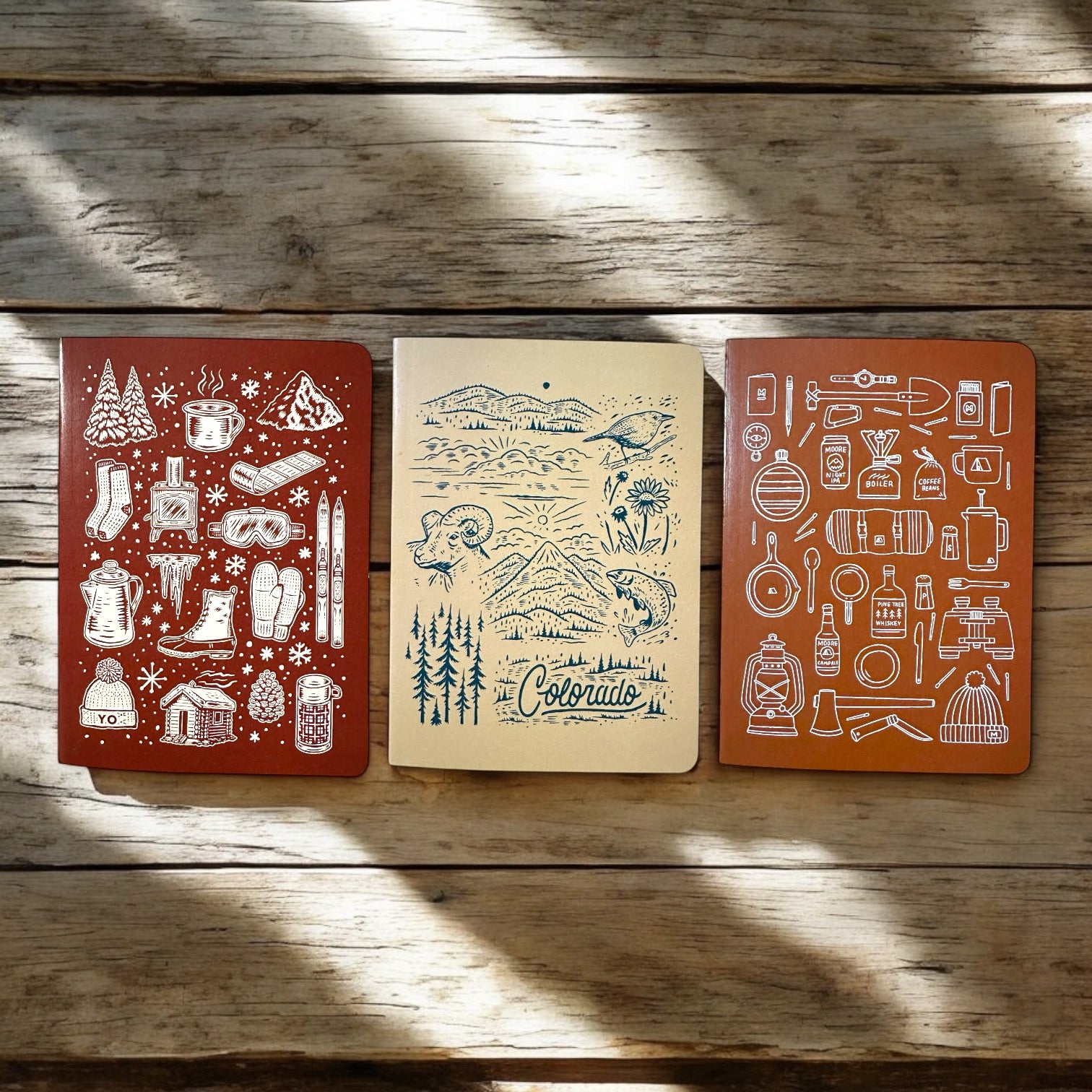 Moore X YoColorado 3-pack Adventure Journals