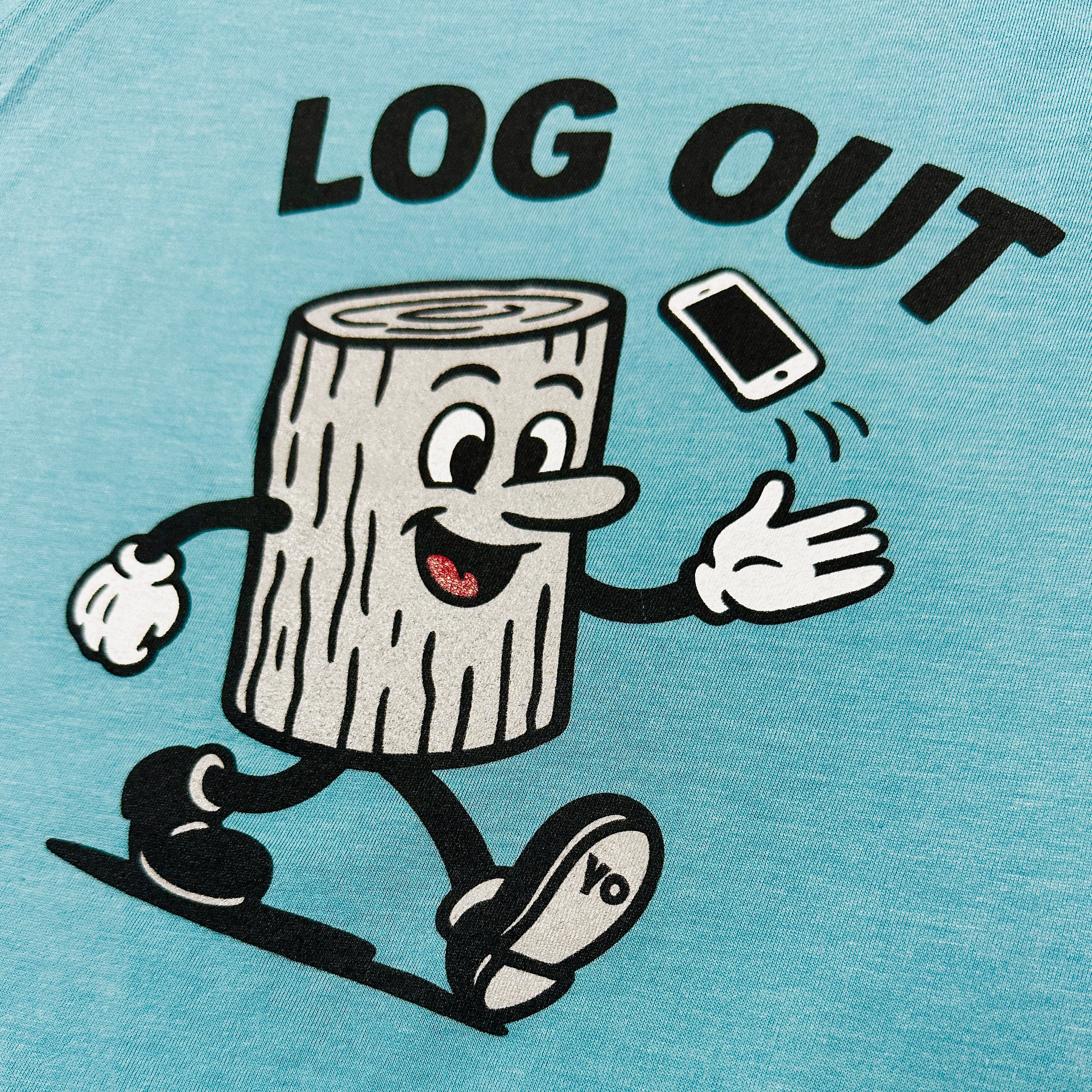 Log Out Unisex T-Shirt