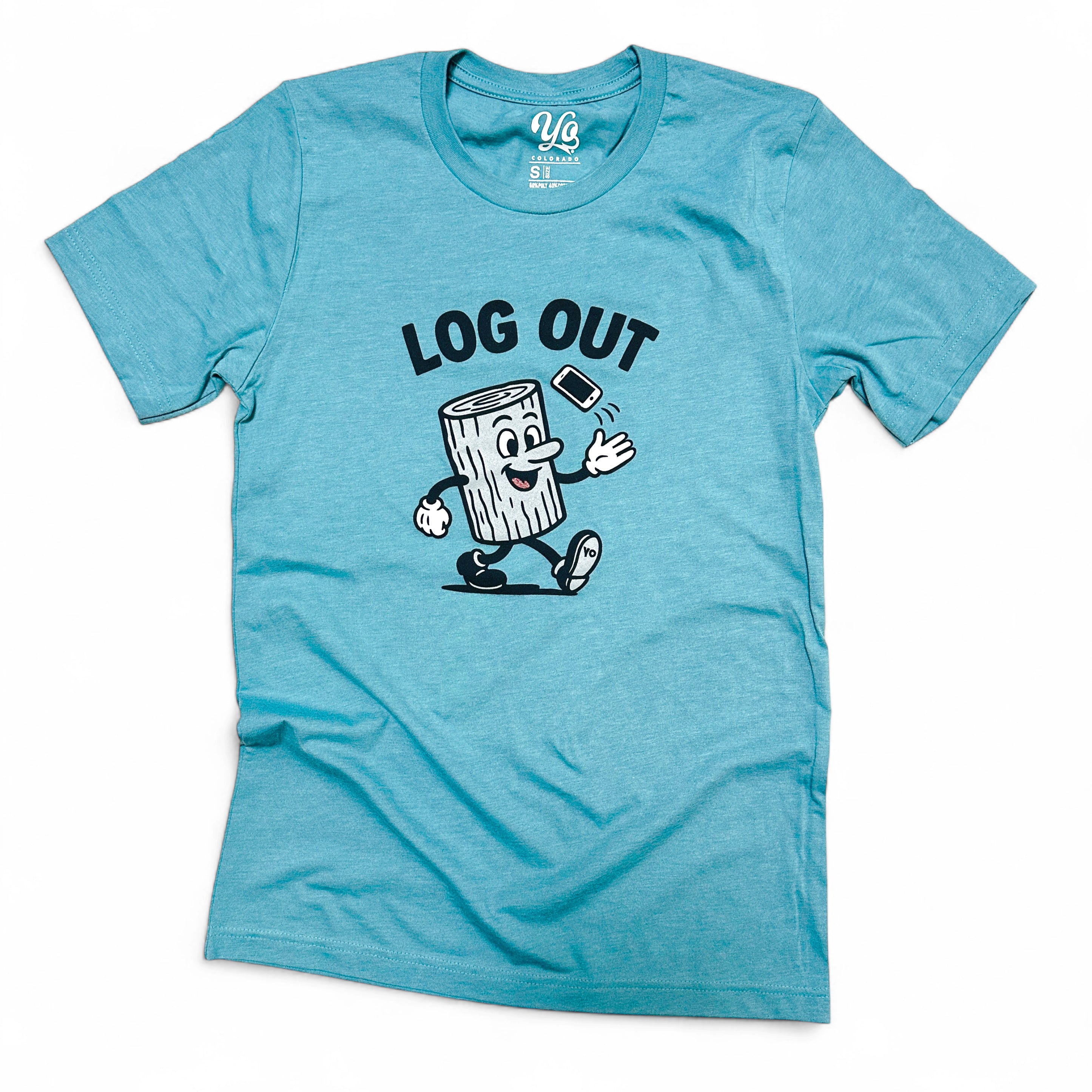 Log Out Unisex T-Shirt