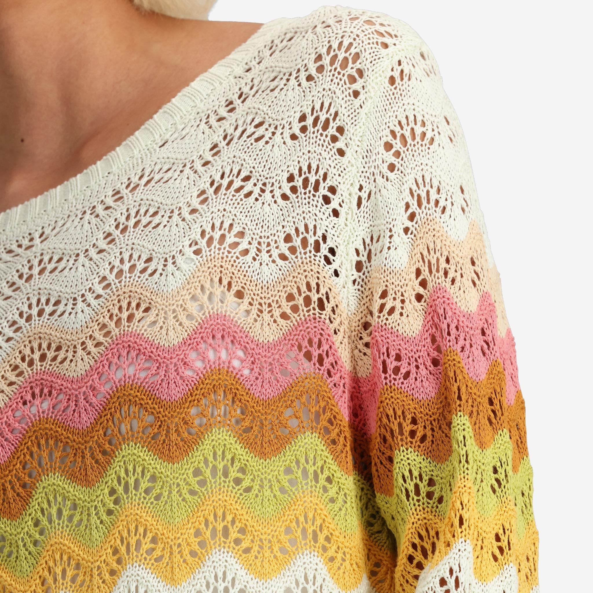 Women's Craft Knit Sweater in Cream