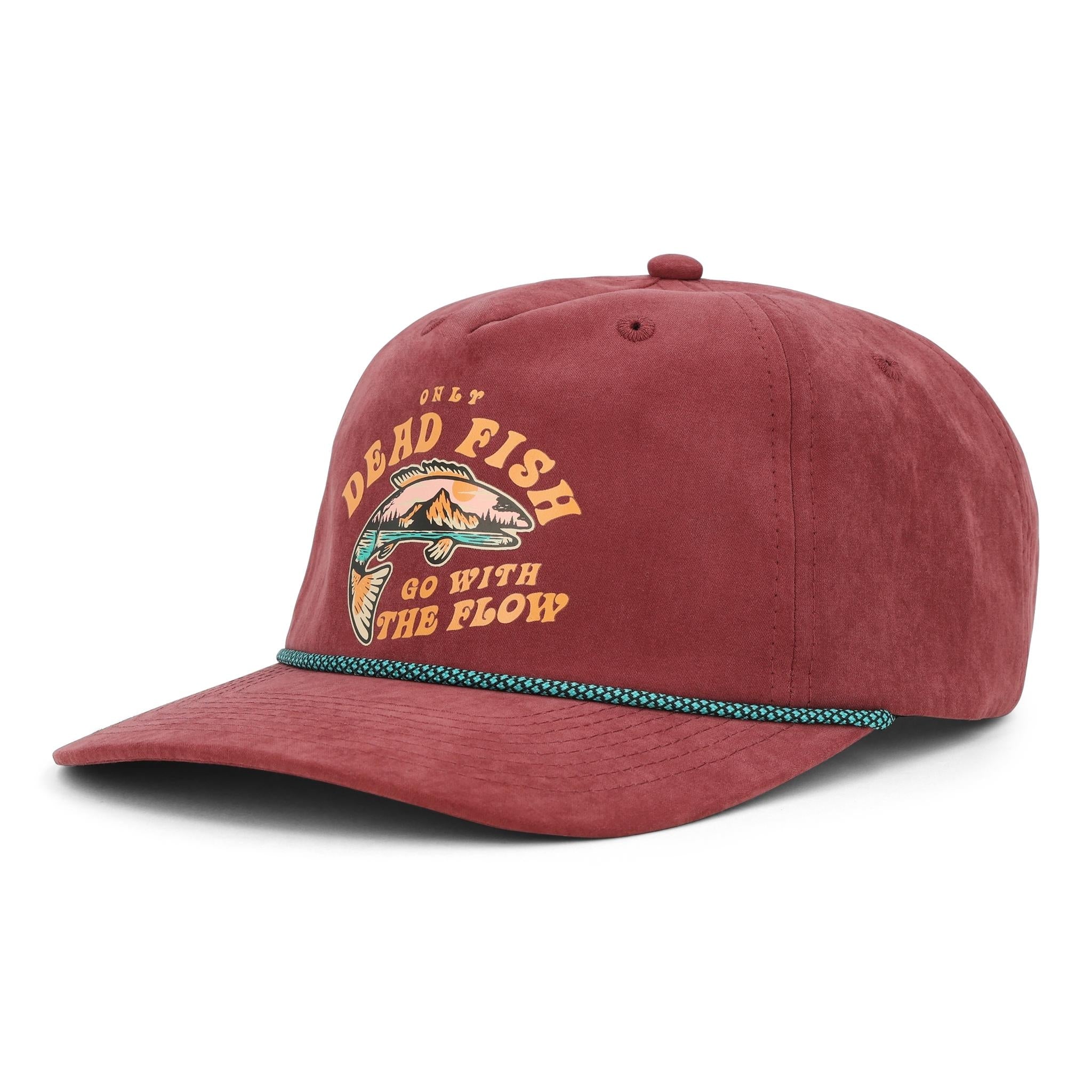 Dead Fish Go With The Flow Rope Hat