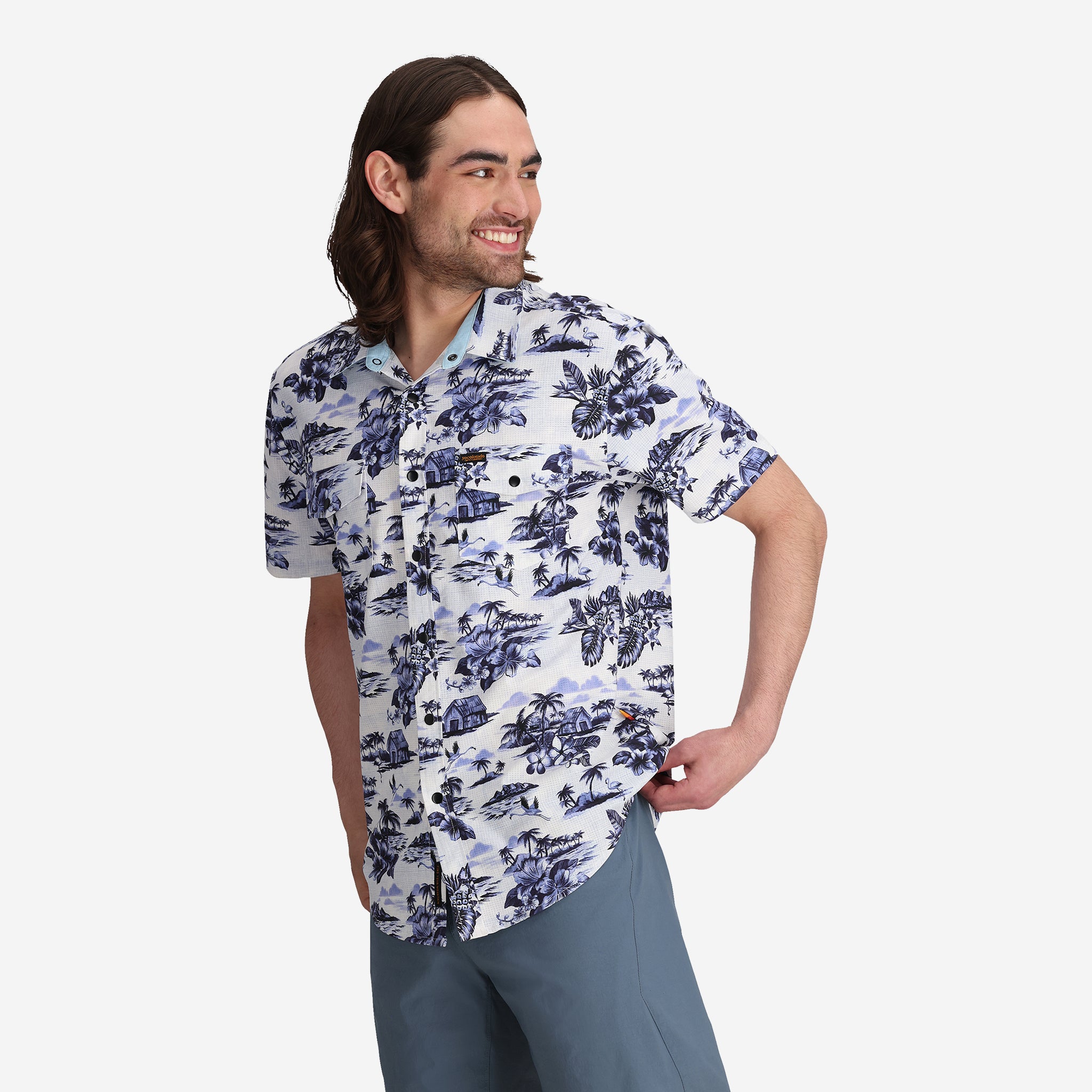 Men's Enduro Hawaiian Tech Shirt