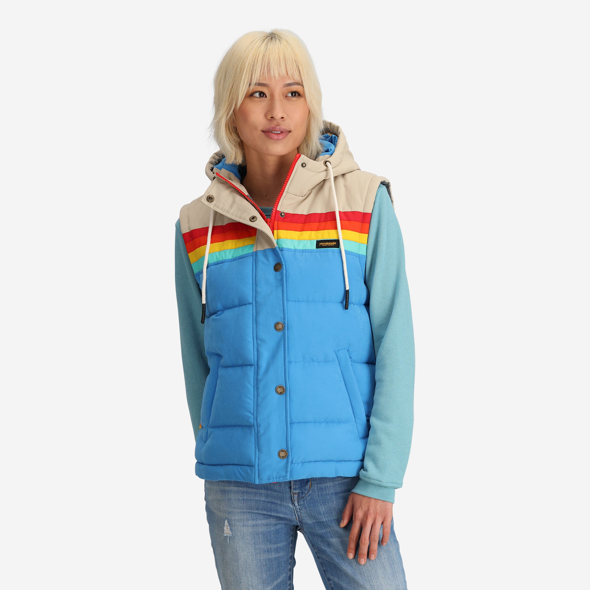 Women's Epic Bluebird Puffer Hooded Vest