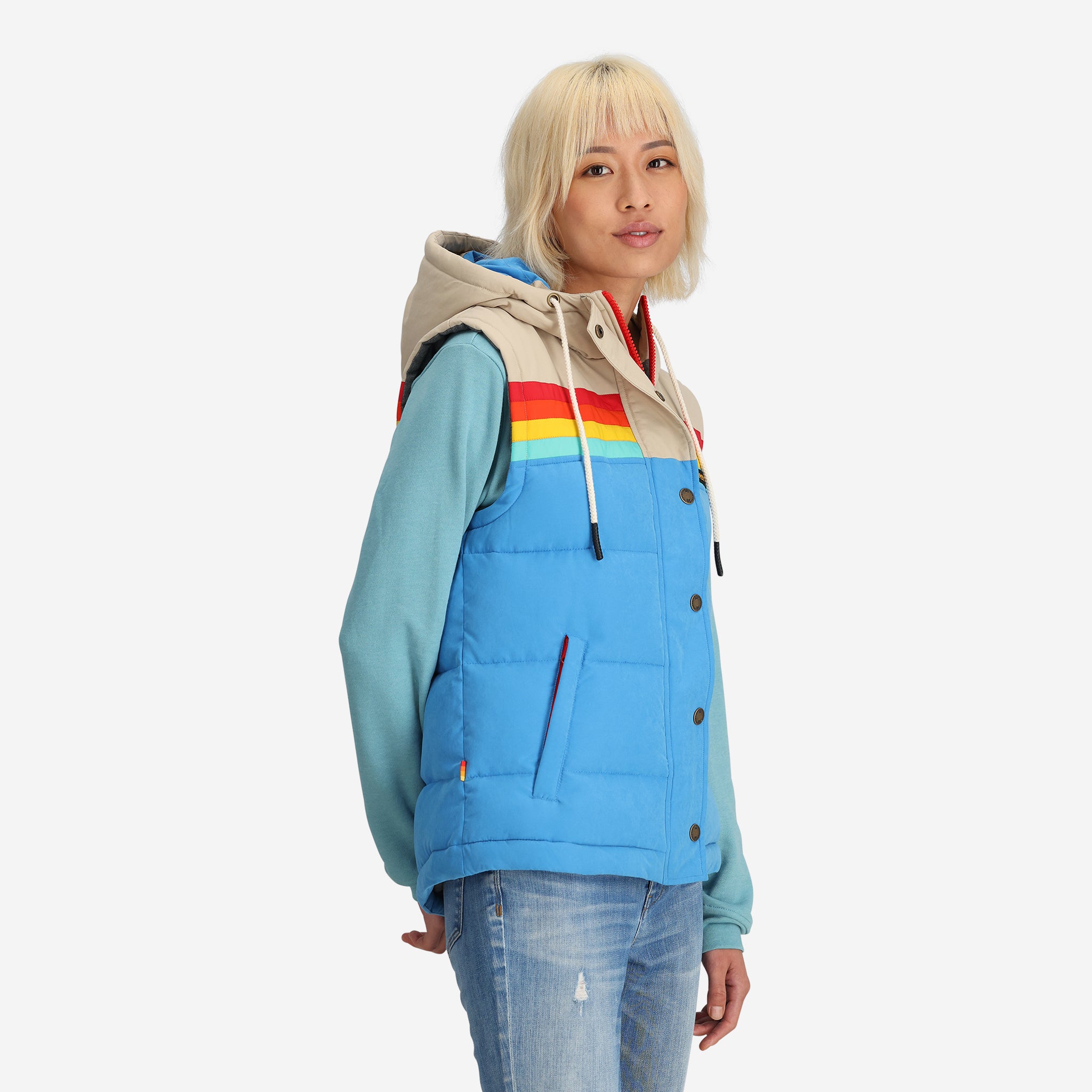 Women's Epic Bluebird Puffer Hooded Vest