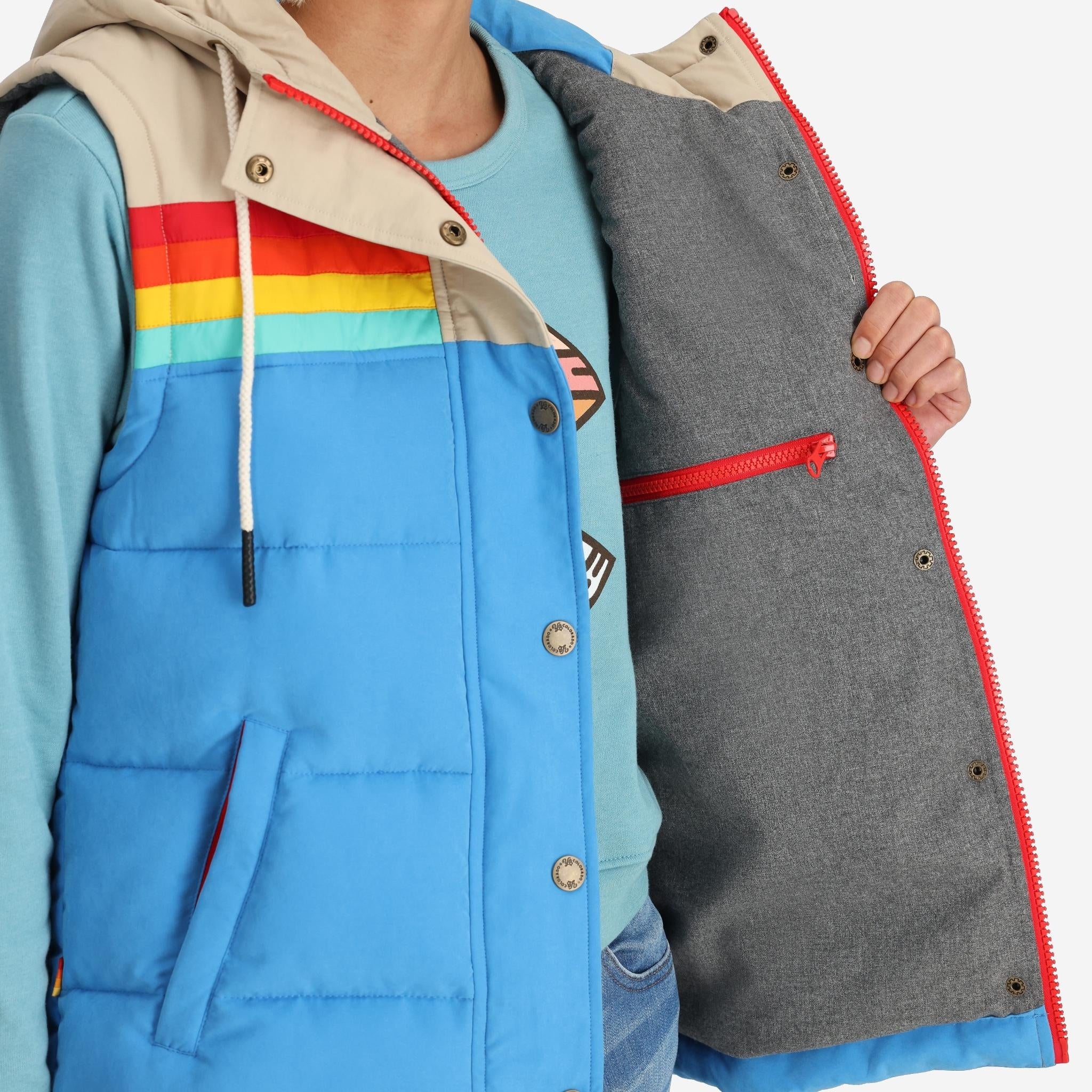 Women's Epic Bluebird Puffer Hooded Vest