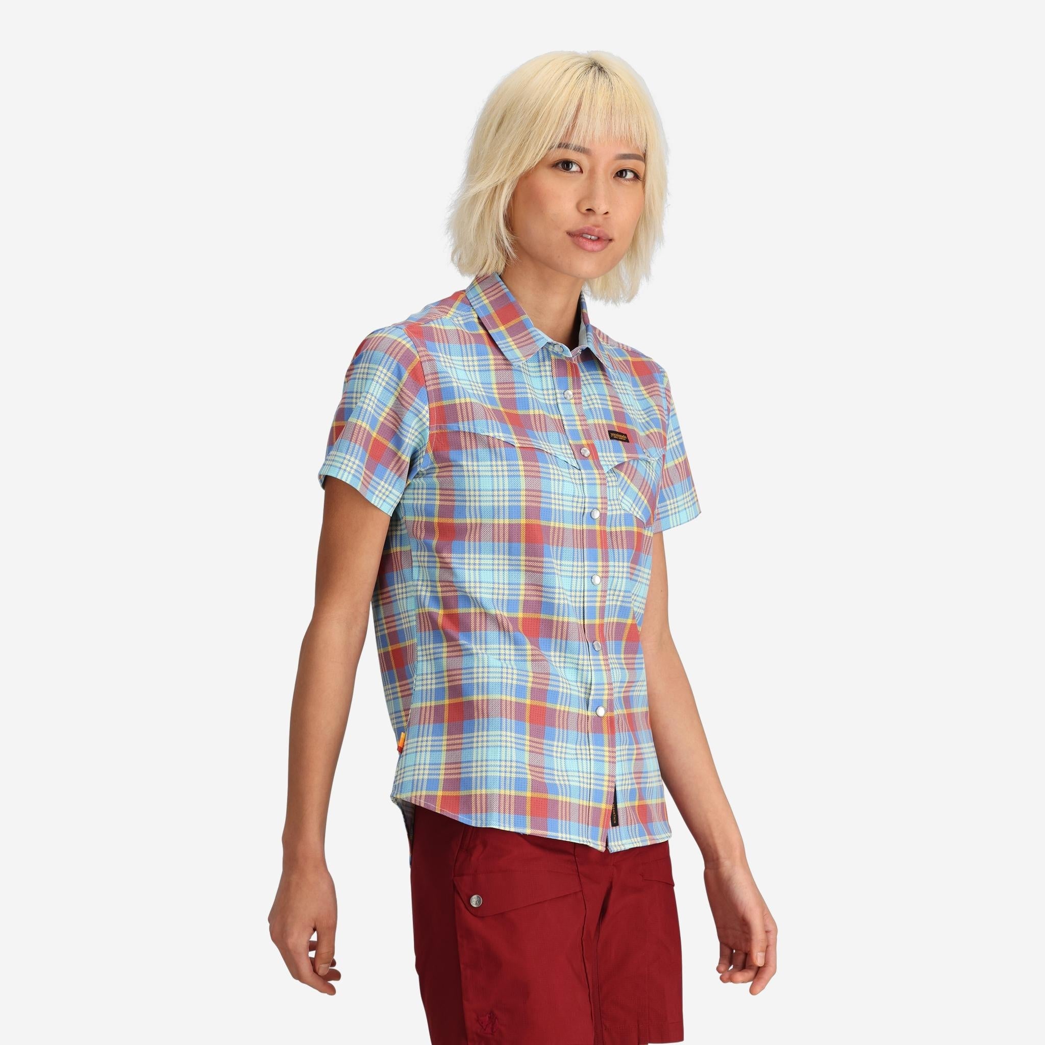 Women's Western Plaid Tech Shirt