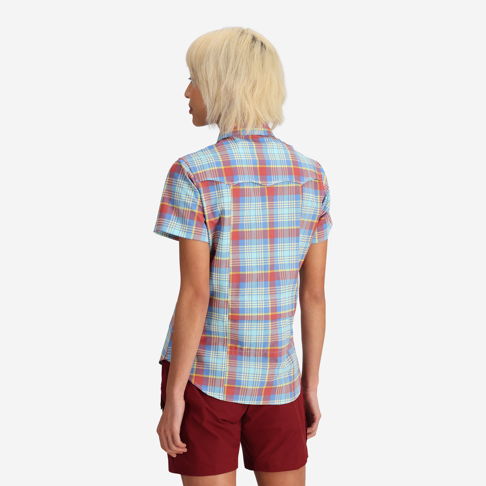 Women's Western Plaid Tech Shirt