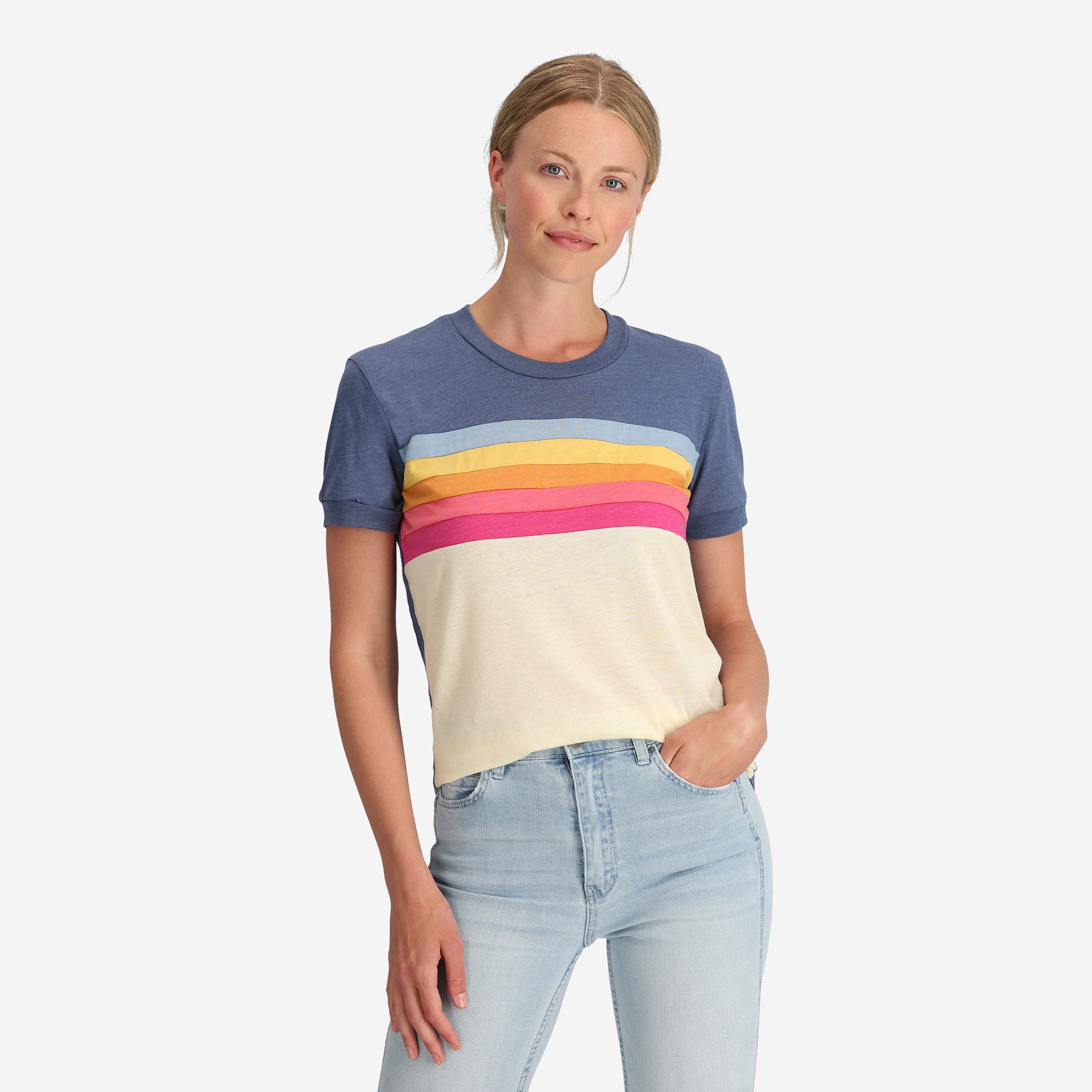 Zoey's Attic Gay Pride Rainbow Watercolor Mandala Unisex Tshirt