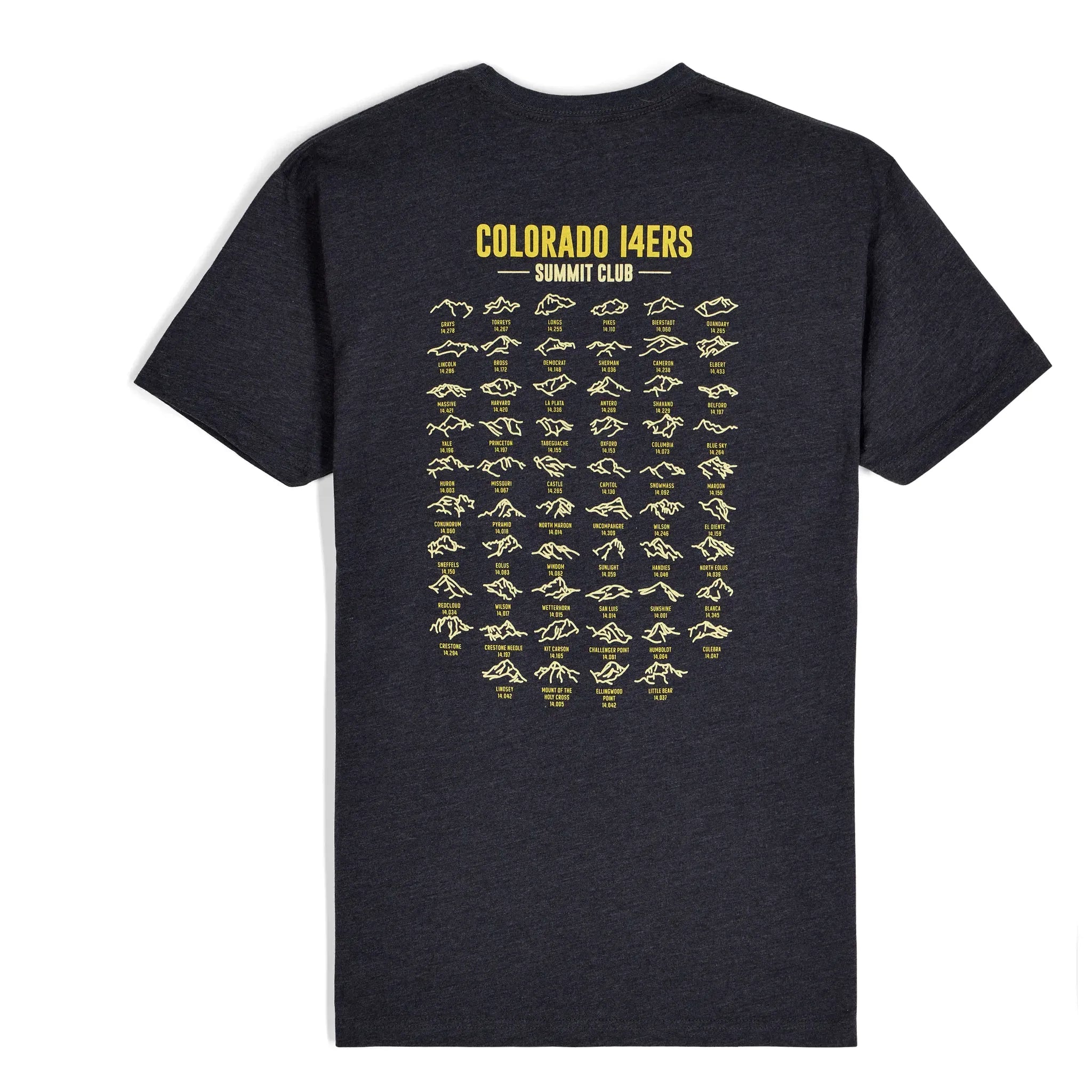 Unisex Colorado 14ers Summit Club T-Shirt