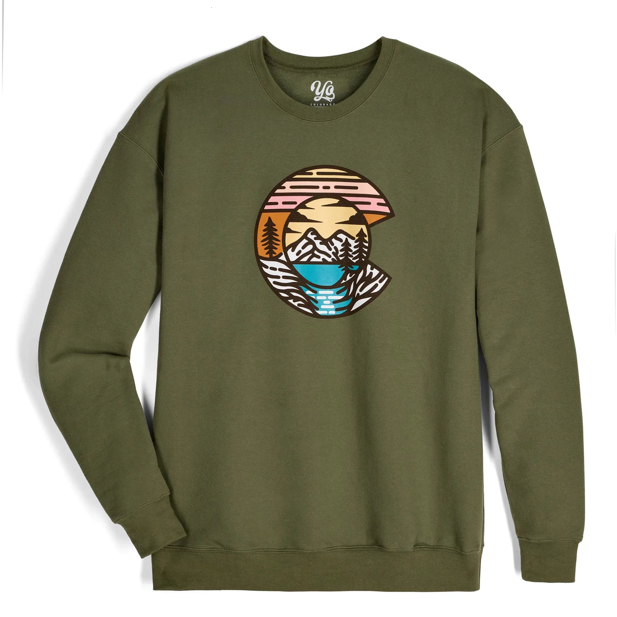 Unisex Mountain C Crew Sweatshirt
