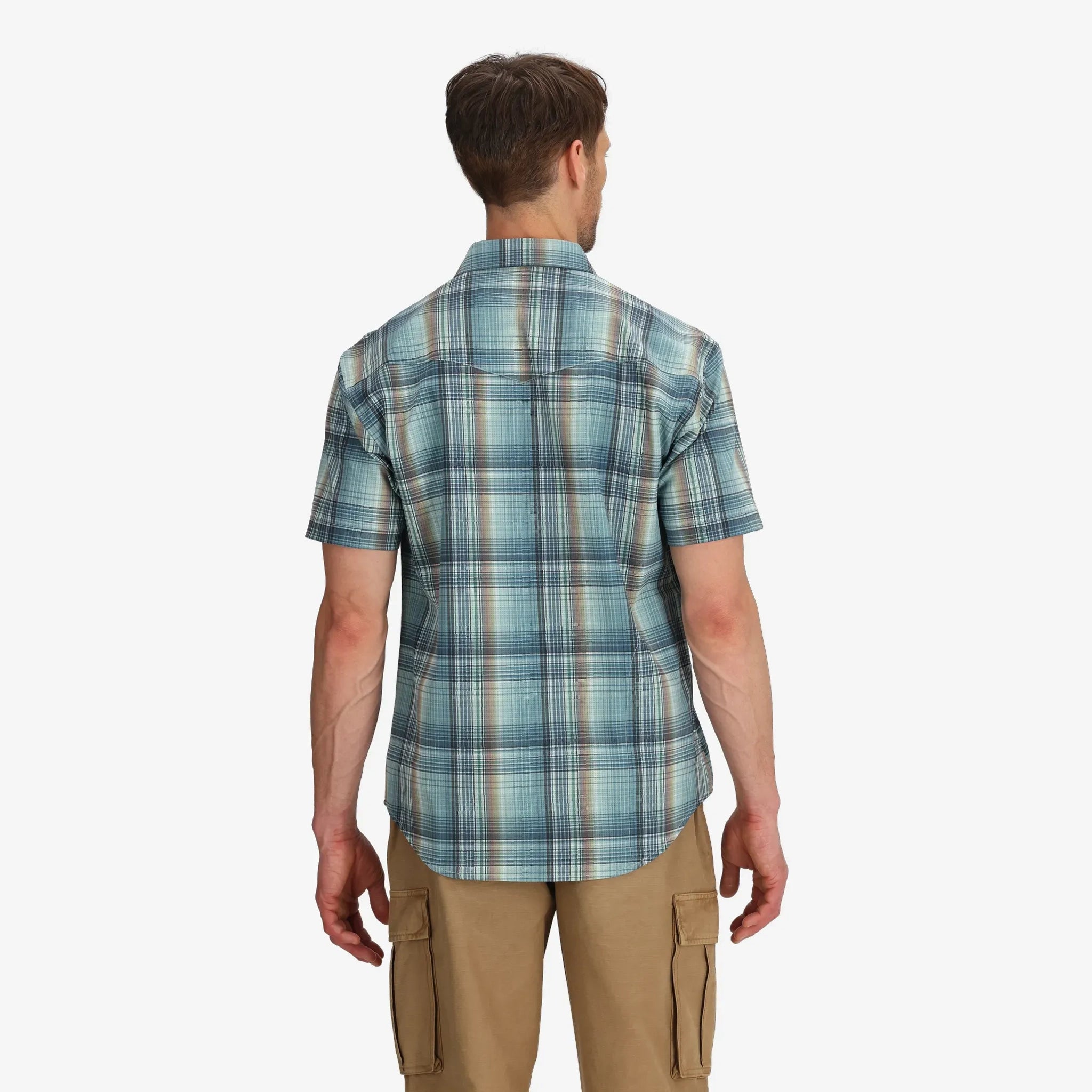 Men's Western Plaid Tech Shirt - RECYCLED