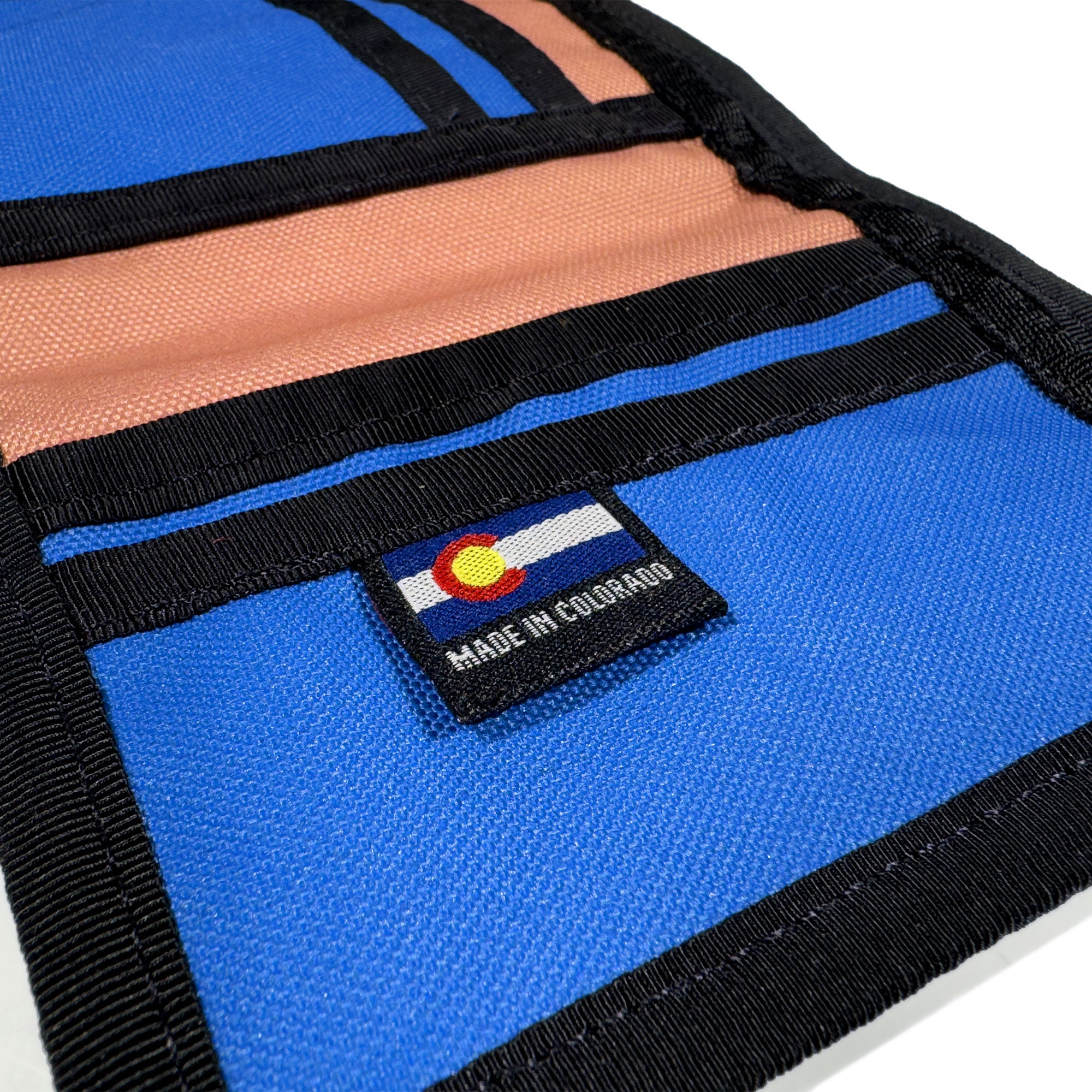 The Summit Wallet Upcycled Trifold Velcro Wallet