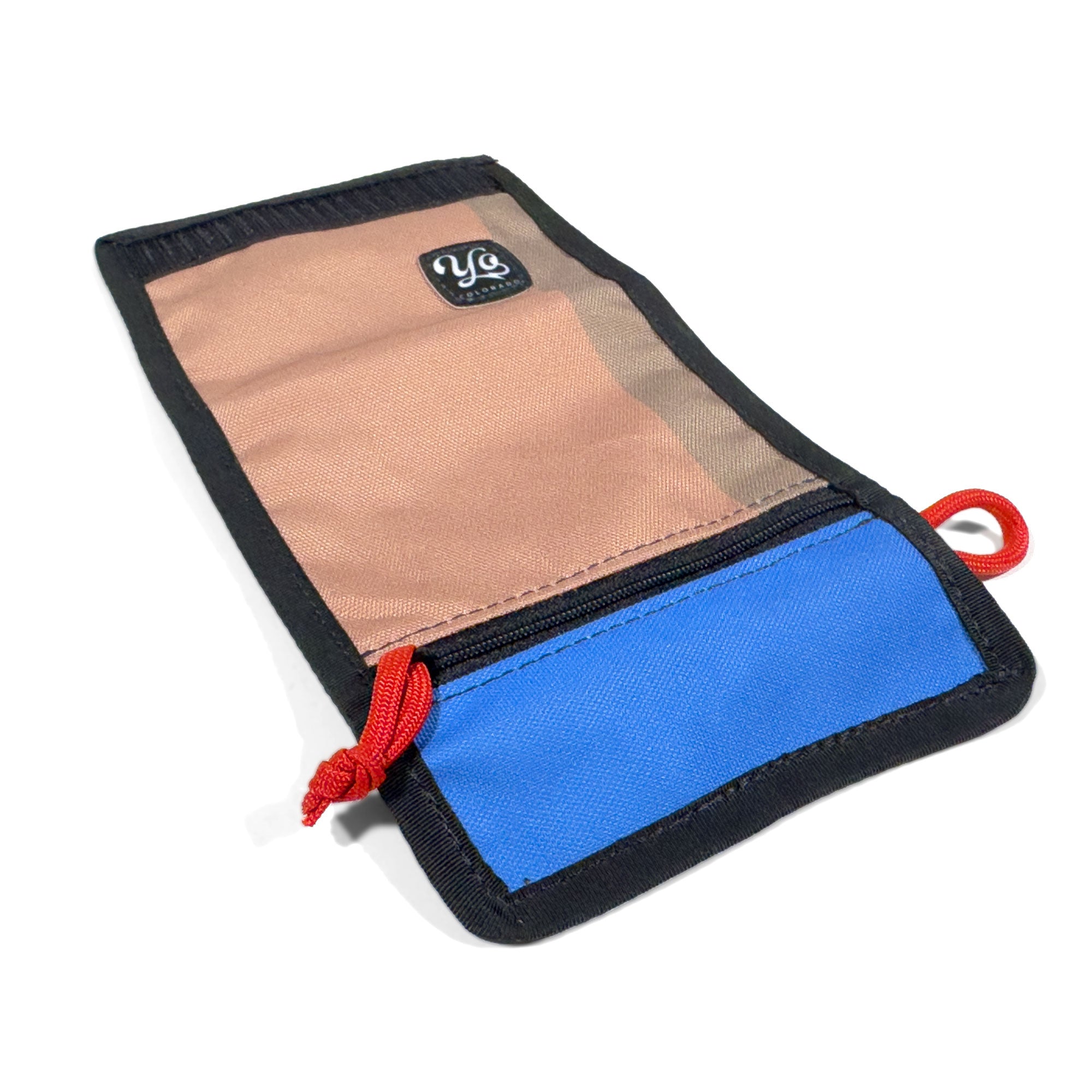 The Summit Wallet Upcycled Trifold Velcro Wallet