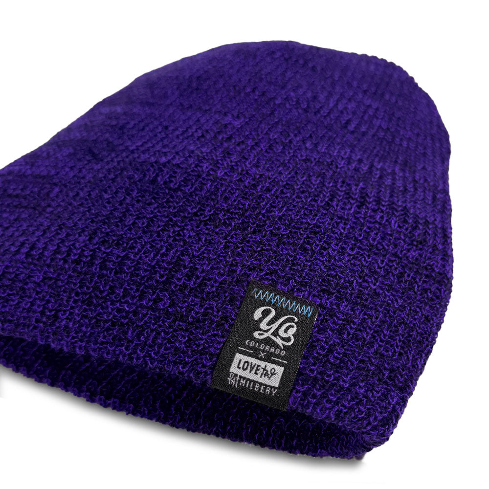 Open Hearts Collection Heather Purple Beanie - LIMITED EDITION