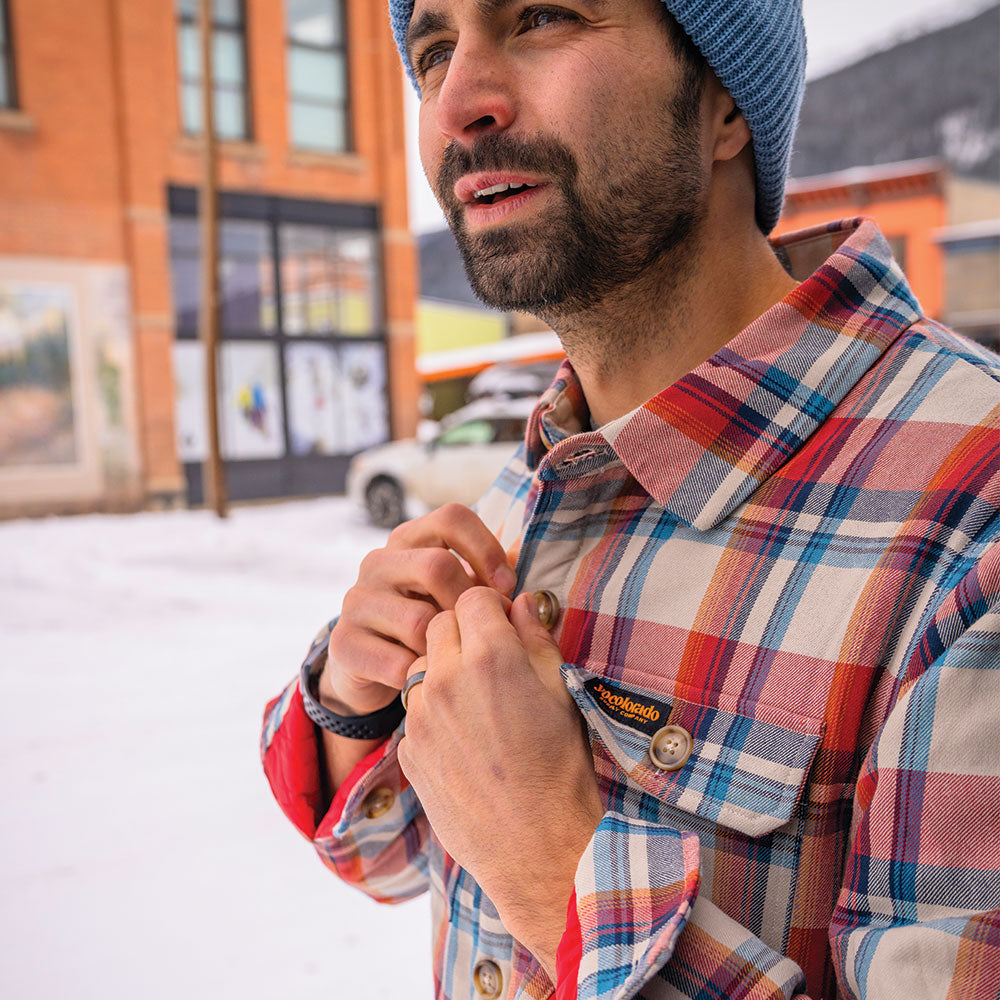 Men's Benny Sherpa Lined Flannel Jacket