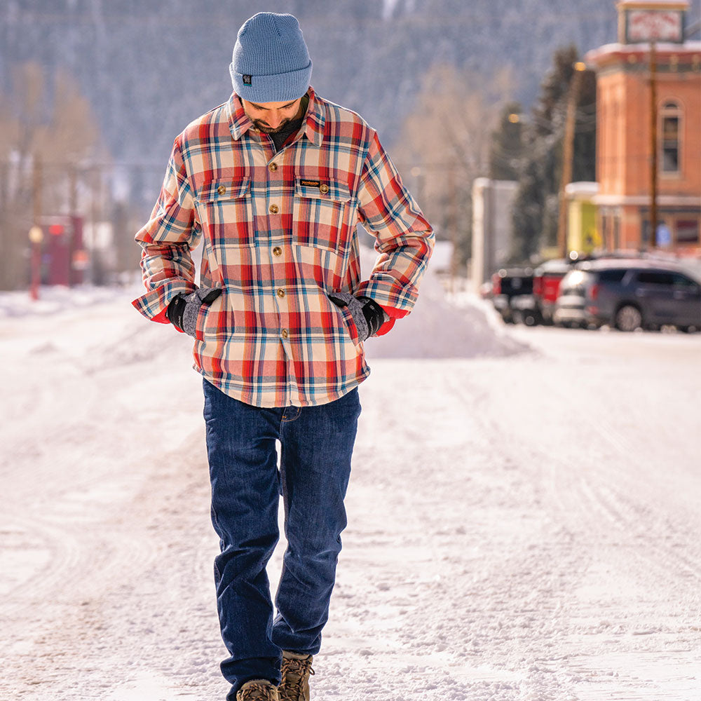 Men's Benny Sherpa Lined Flannel Jacket