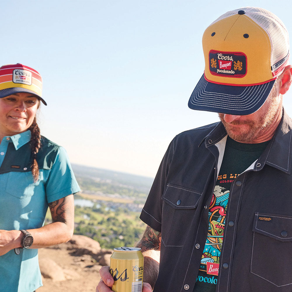 Coors Banquet x YoColorado Golden Retro Ranger Trucker Hat - LIMITED EDITION