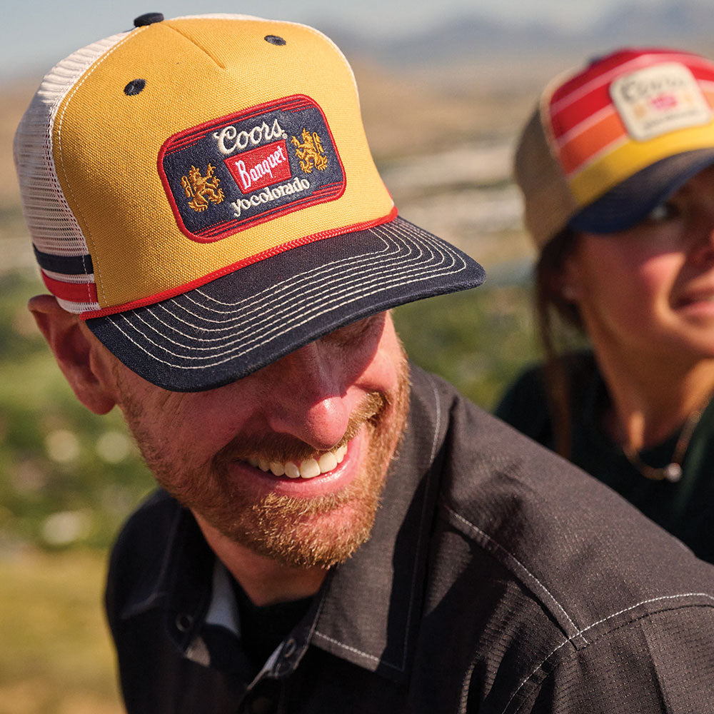 Coors Banquet x YoColorado Golden Retro Ranger Trucker Hat - LIMITED EDITION