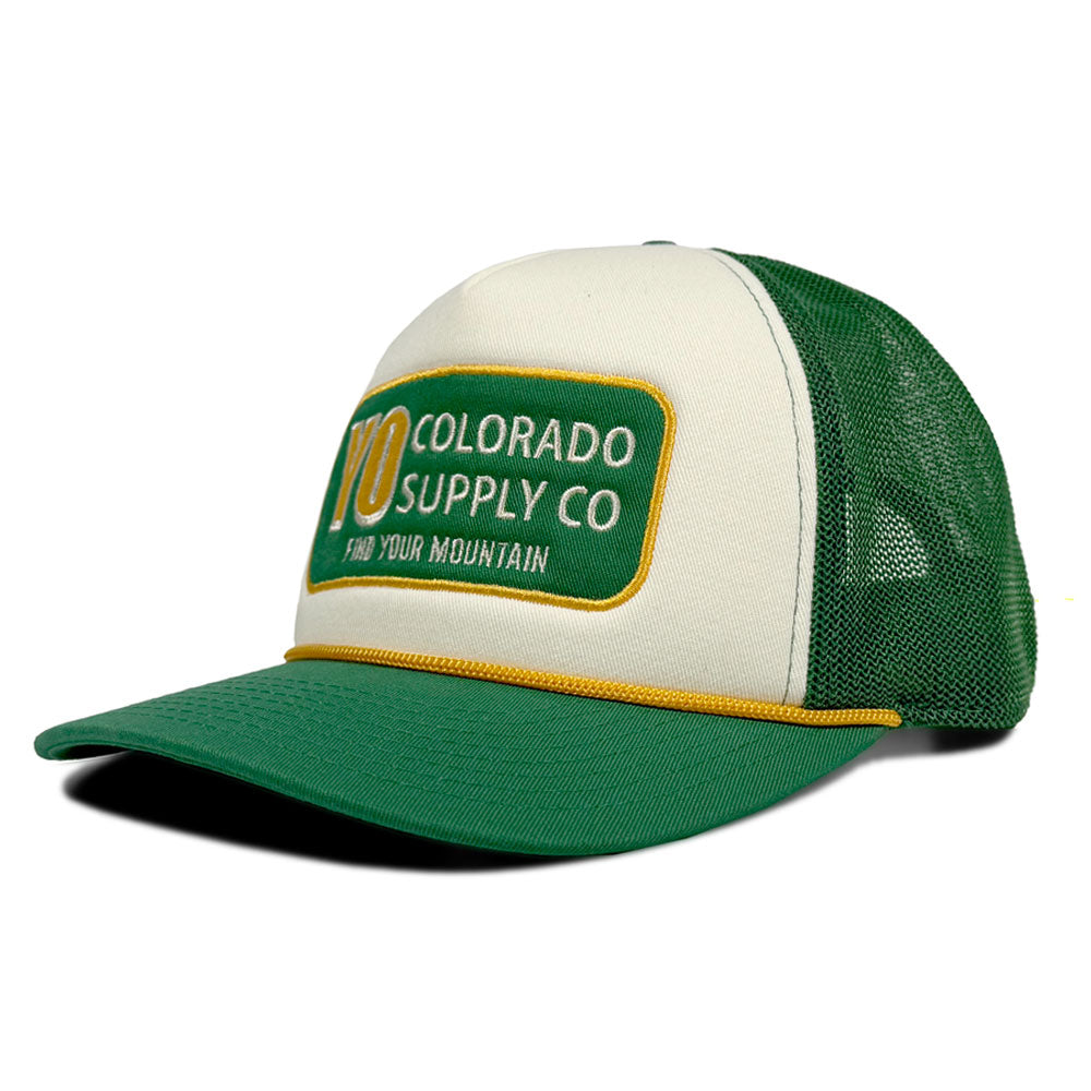 YO Colorado Supply Co Foam Trucker in Green