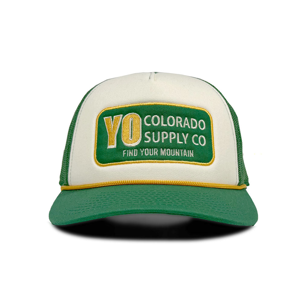 YO Colorado Supply Co Foam Trucker in Green