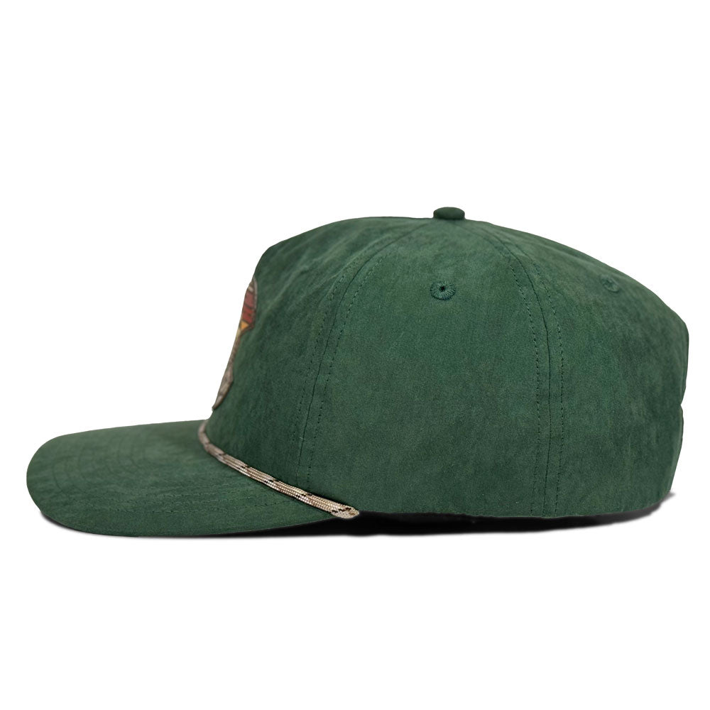 Mountain C Rope Hat in Forest Green