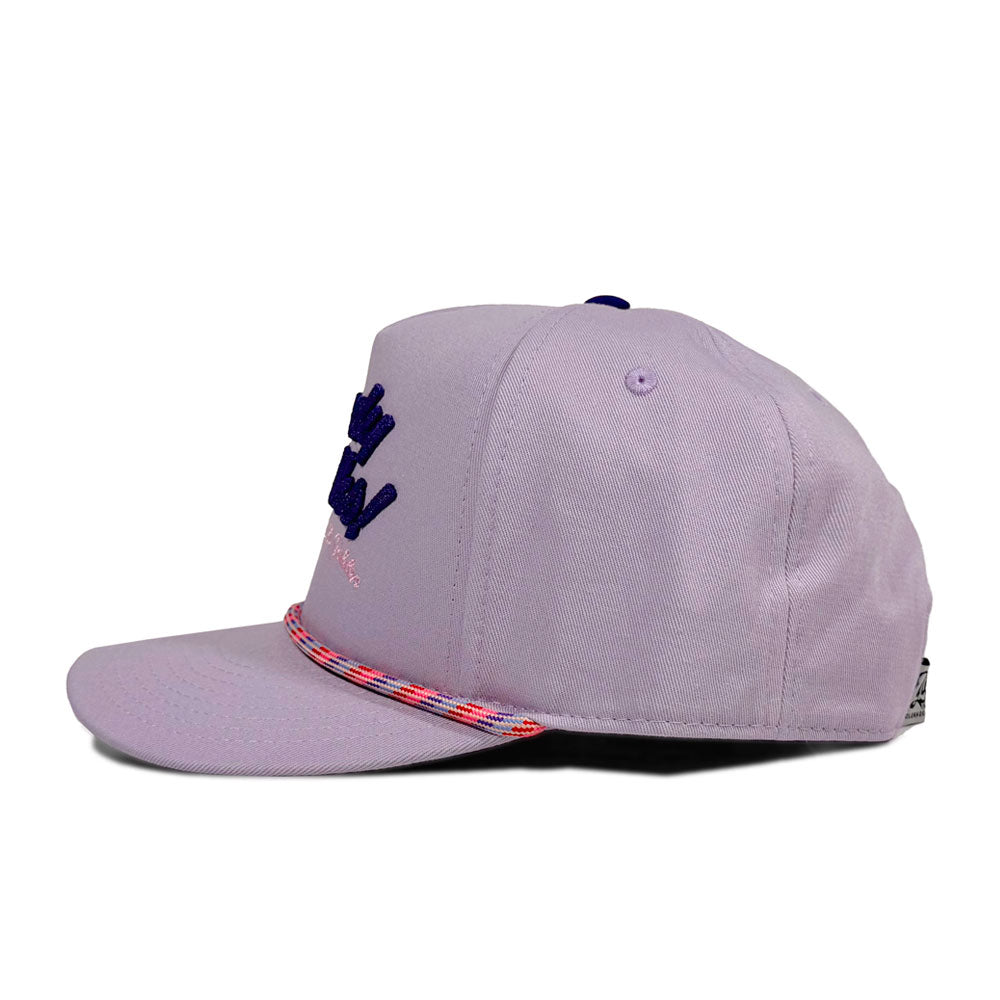 Kids' Howdy Golden Purple Trucker Hat