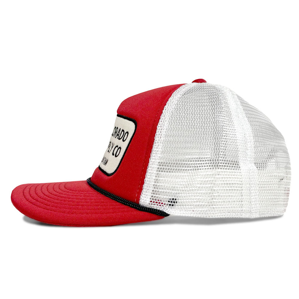 YO Colorado Supply Co Foam Trucker in Red