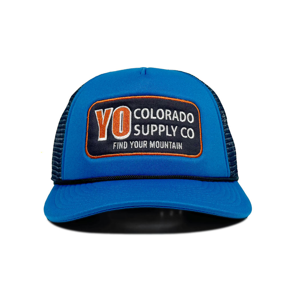 YO Colorado Supply Co Foam Trucker in Blue