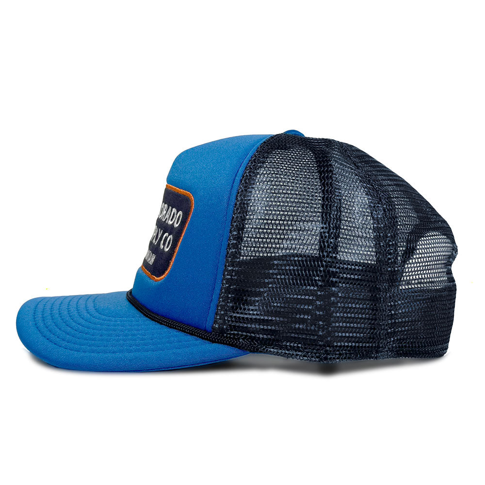 YO Colorado Supply Co Foam Trucker in Blue