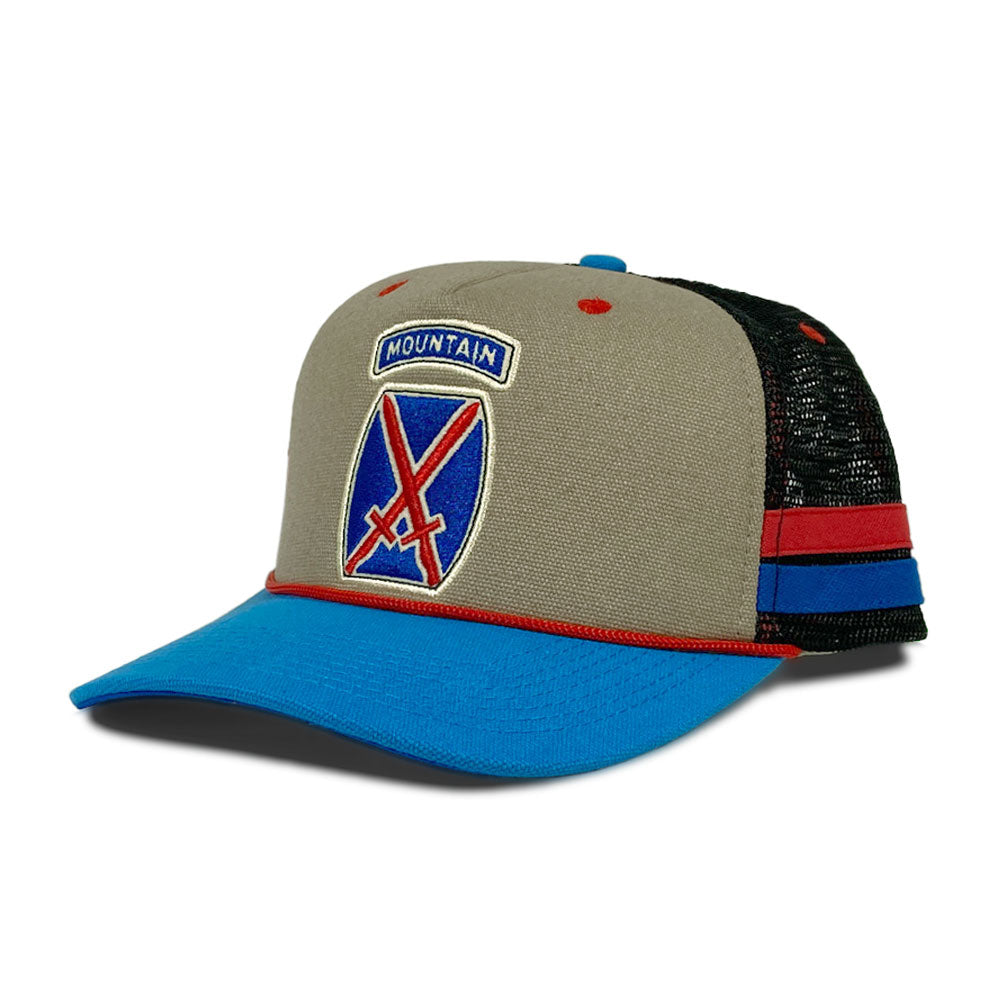 Retro 10th Mountain Division Trucker Hat