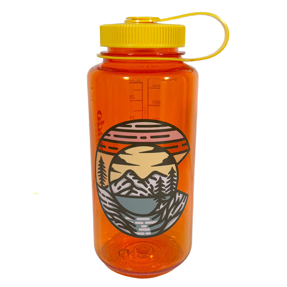 Mountain C Nalgene Water Bottle In Orange