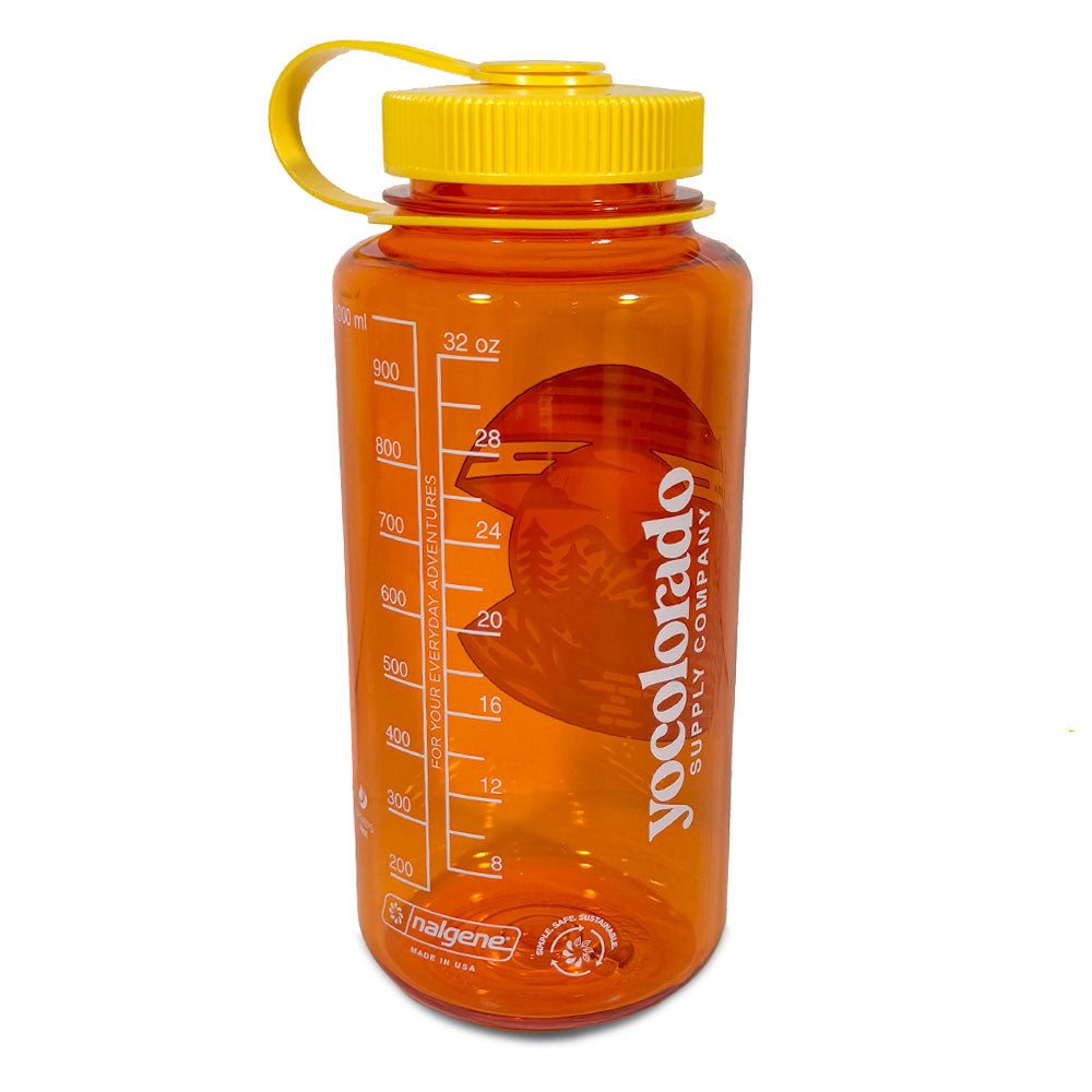 Mountain C Nalgene Water Bottle In Orange