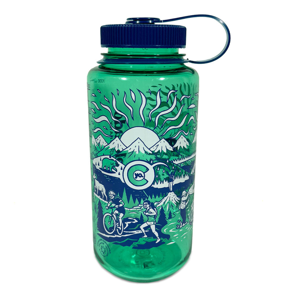 Choose Your Adventure Nalgene Water Bottle In Green