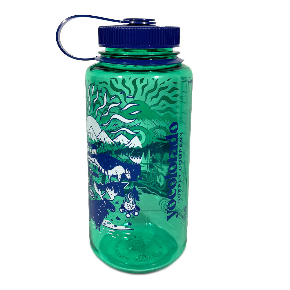 Choose Your Adventure Nalgene Water Bottle In Green