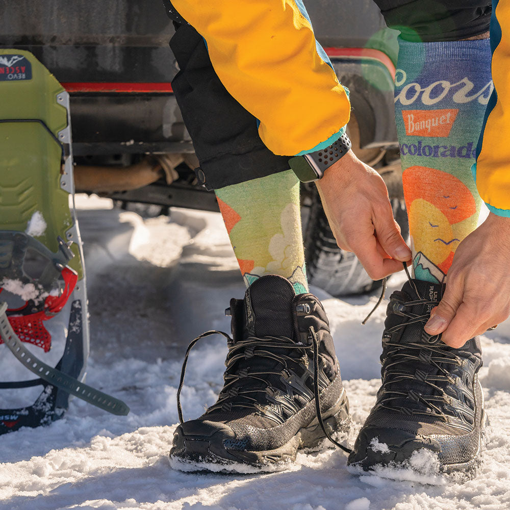 Smartwool x  YoColorado x Coors Banquet Over the Calf Ski Socks - LIMITED EDITION