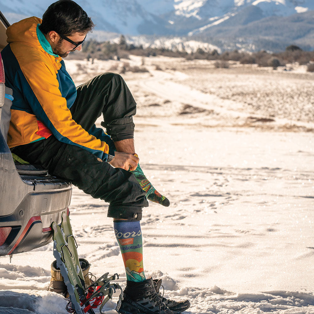 Smartwool x  YoColorado x Coors Banquet Over the Calf Ski Socks - LIMITED EDITION