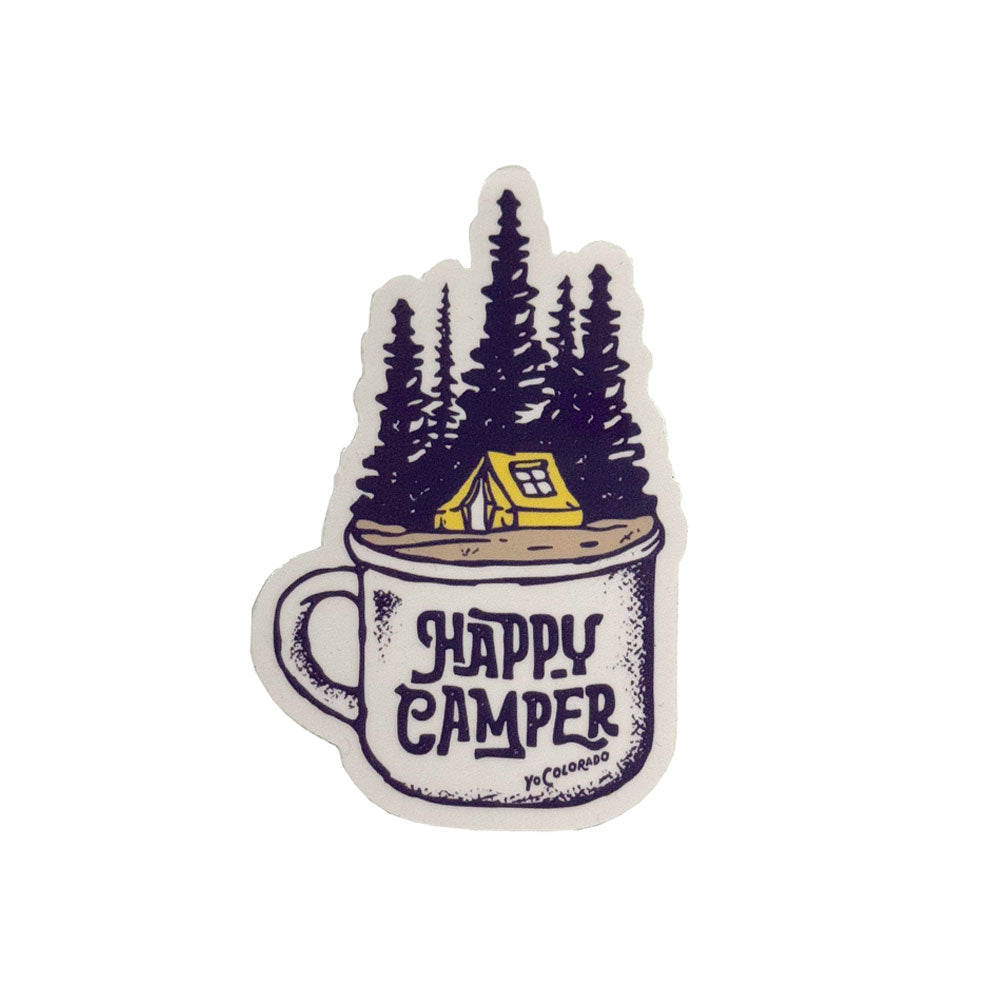 Happy Camper Sticker