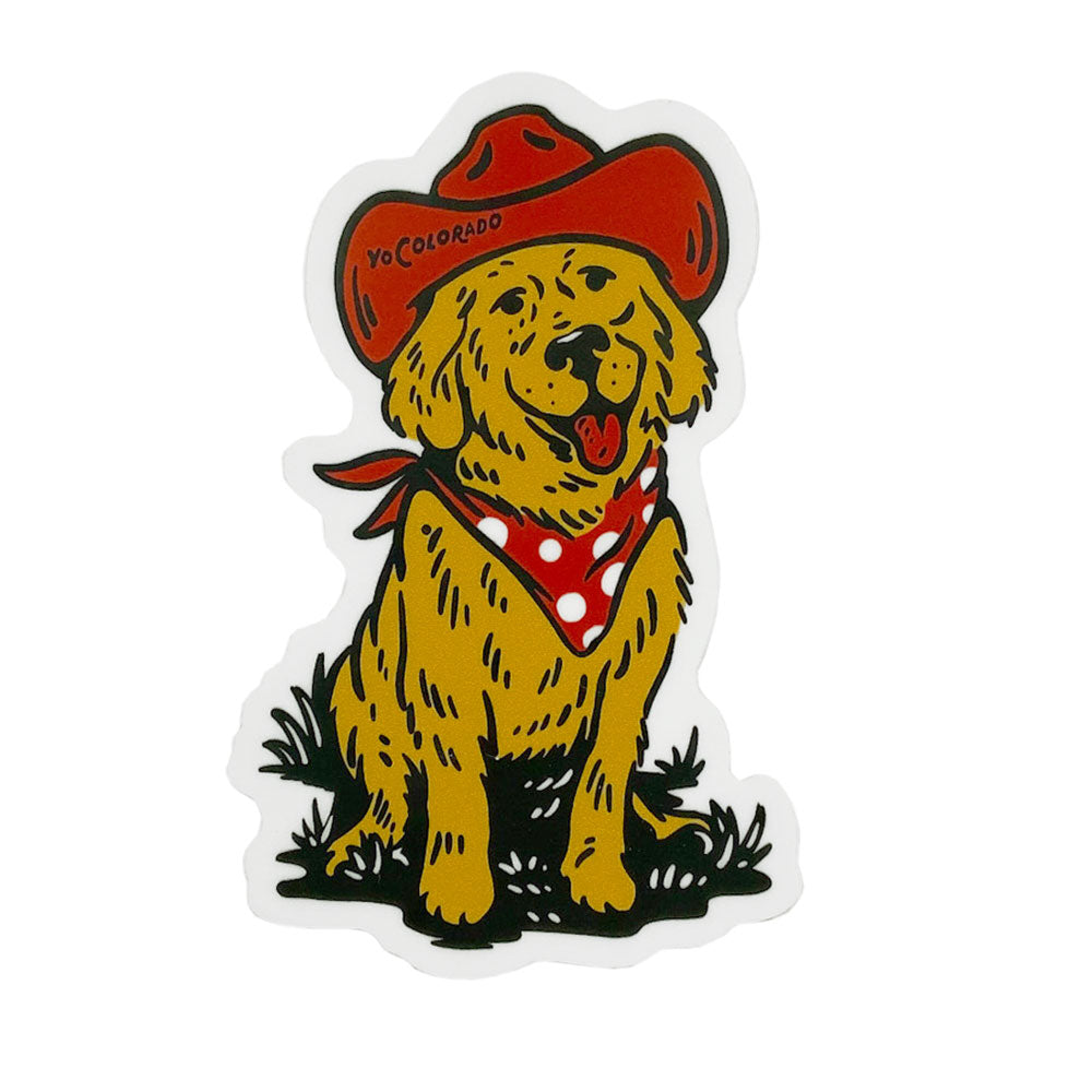 Golden Dog Days Sticker