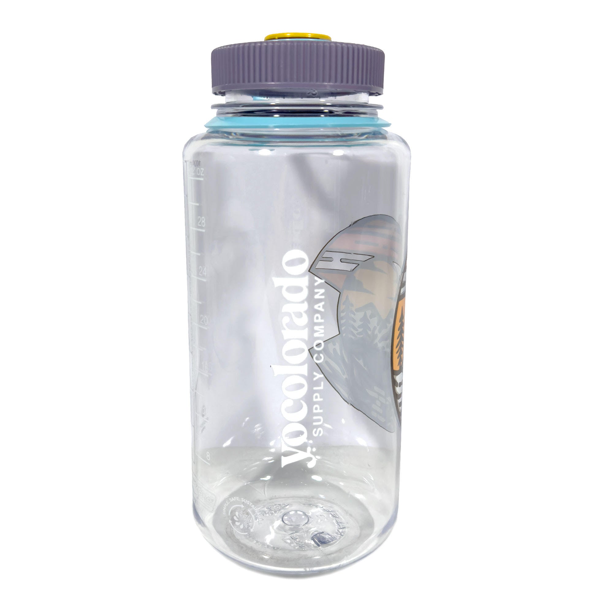 Mountain C Nalgene Water Bottle in Clear