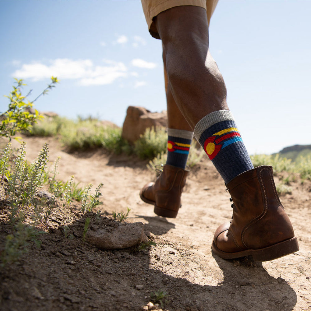 Ouray Colorado Flag Socks