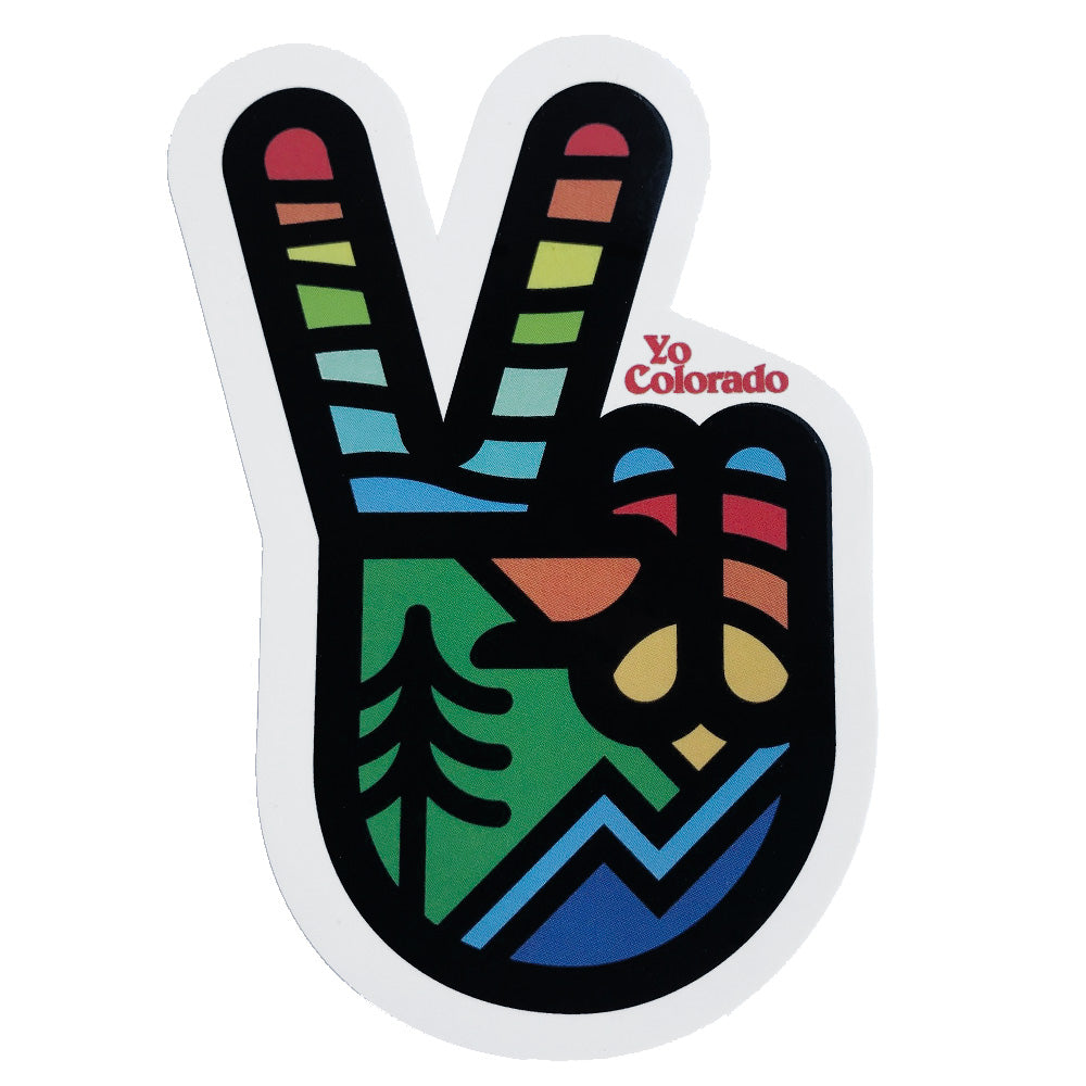 YoColorado Peace Sticker