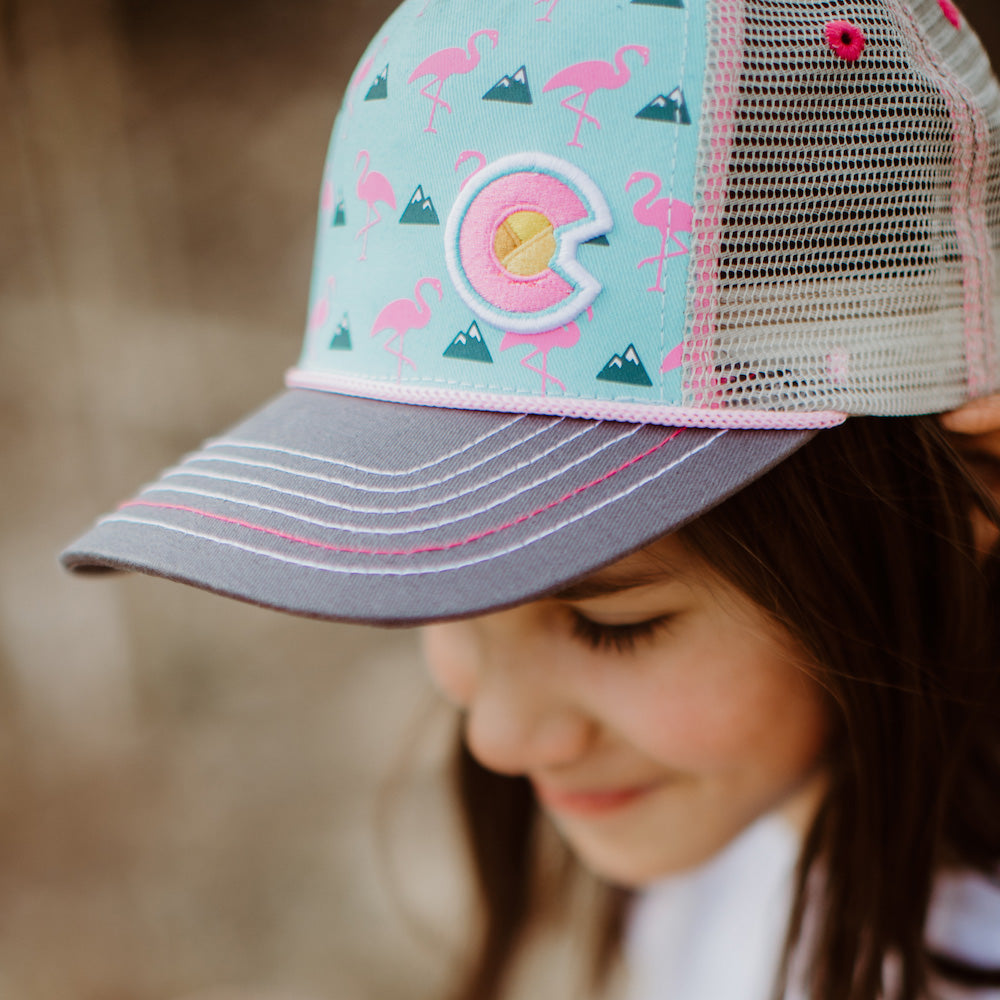 Le Surf. Pink Trucker Hat