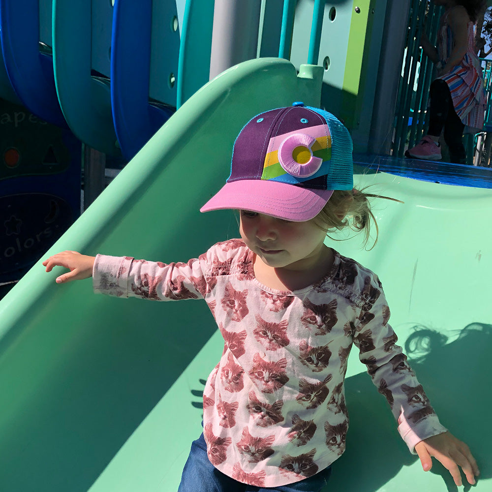 Kids' Incline Colorado Starburst Trucker Hat