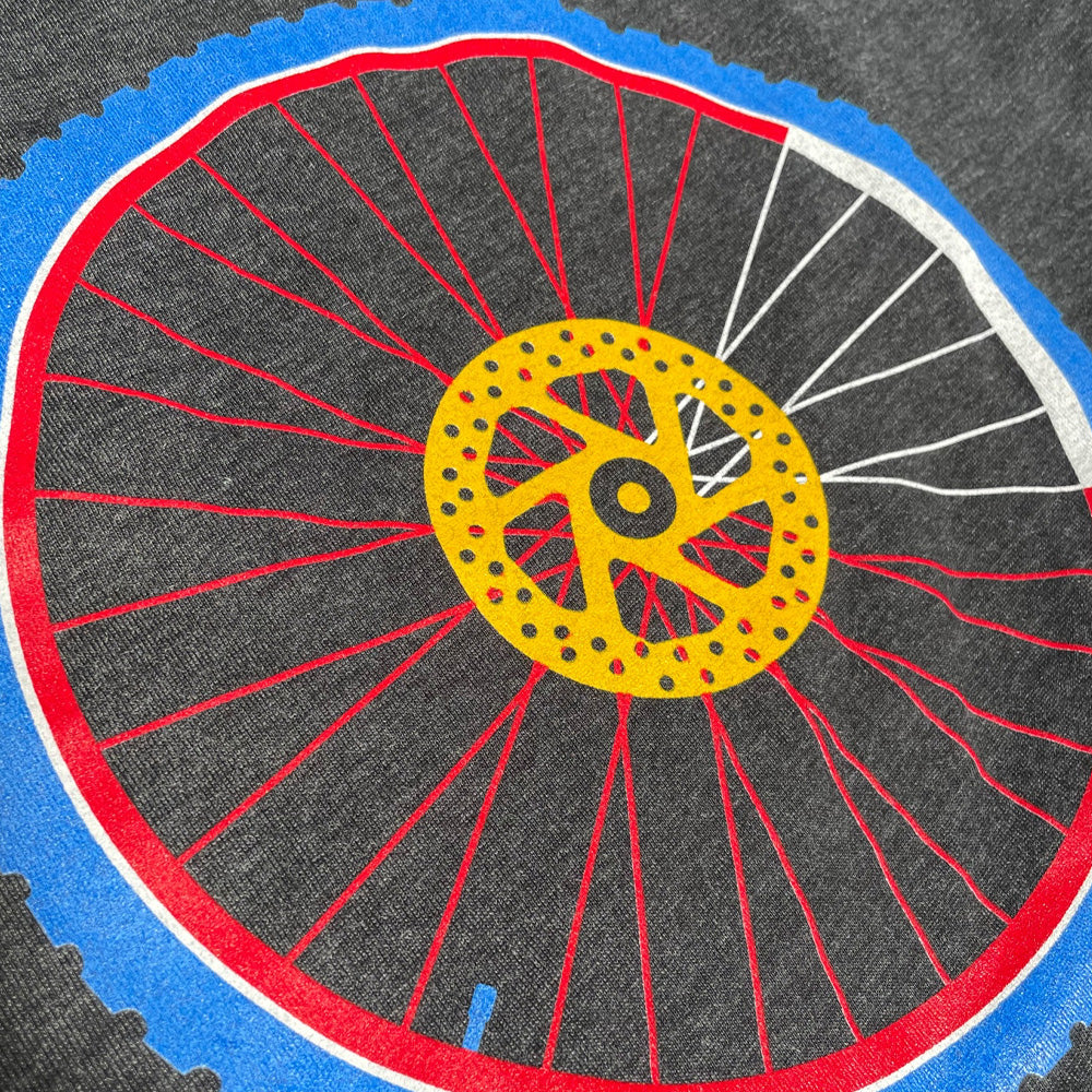 Unisex Mountain Bike Wheel T-Shirt
