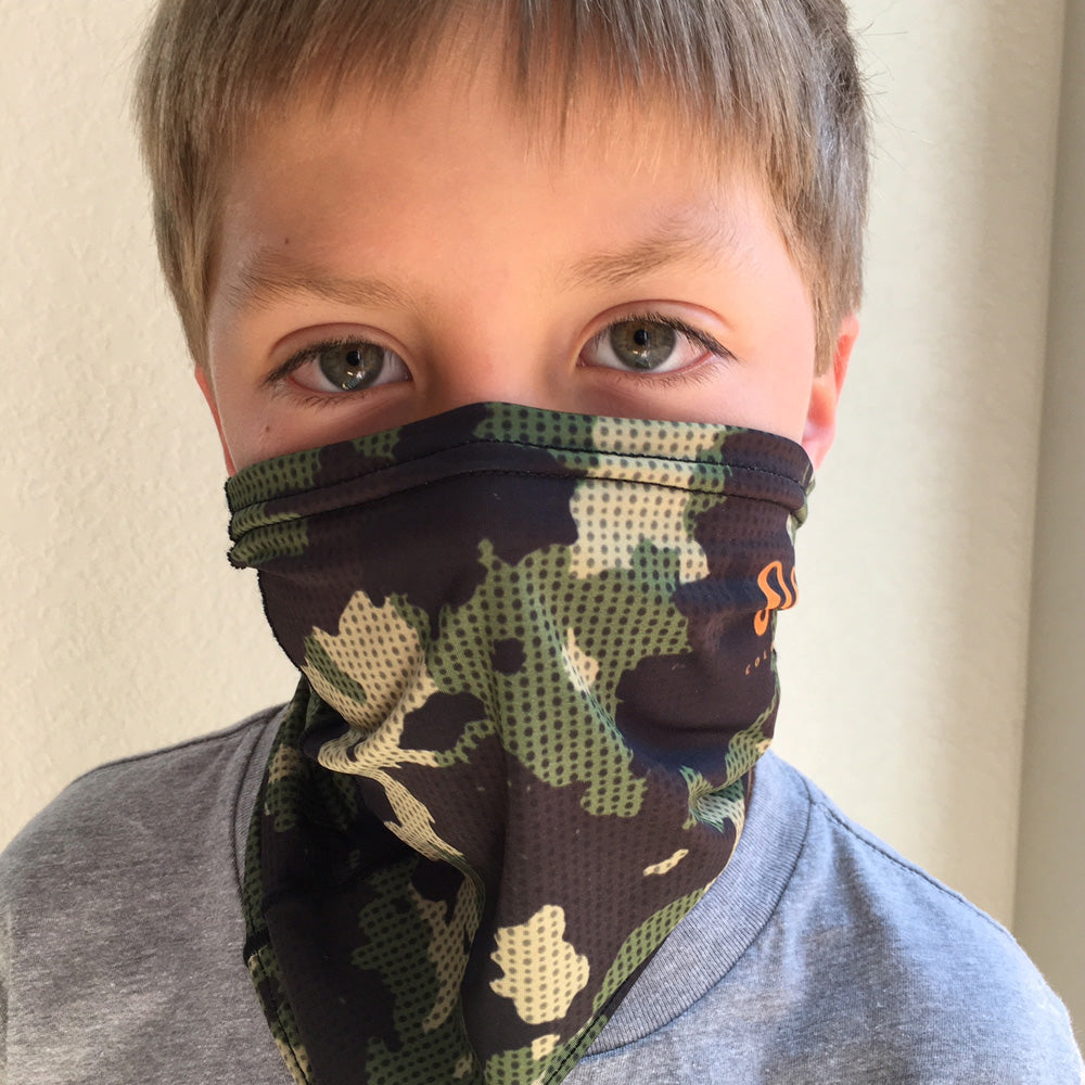 Youth Small Adult Rogue Camo Sunshield Multi-Purpose Face Mask