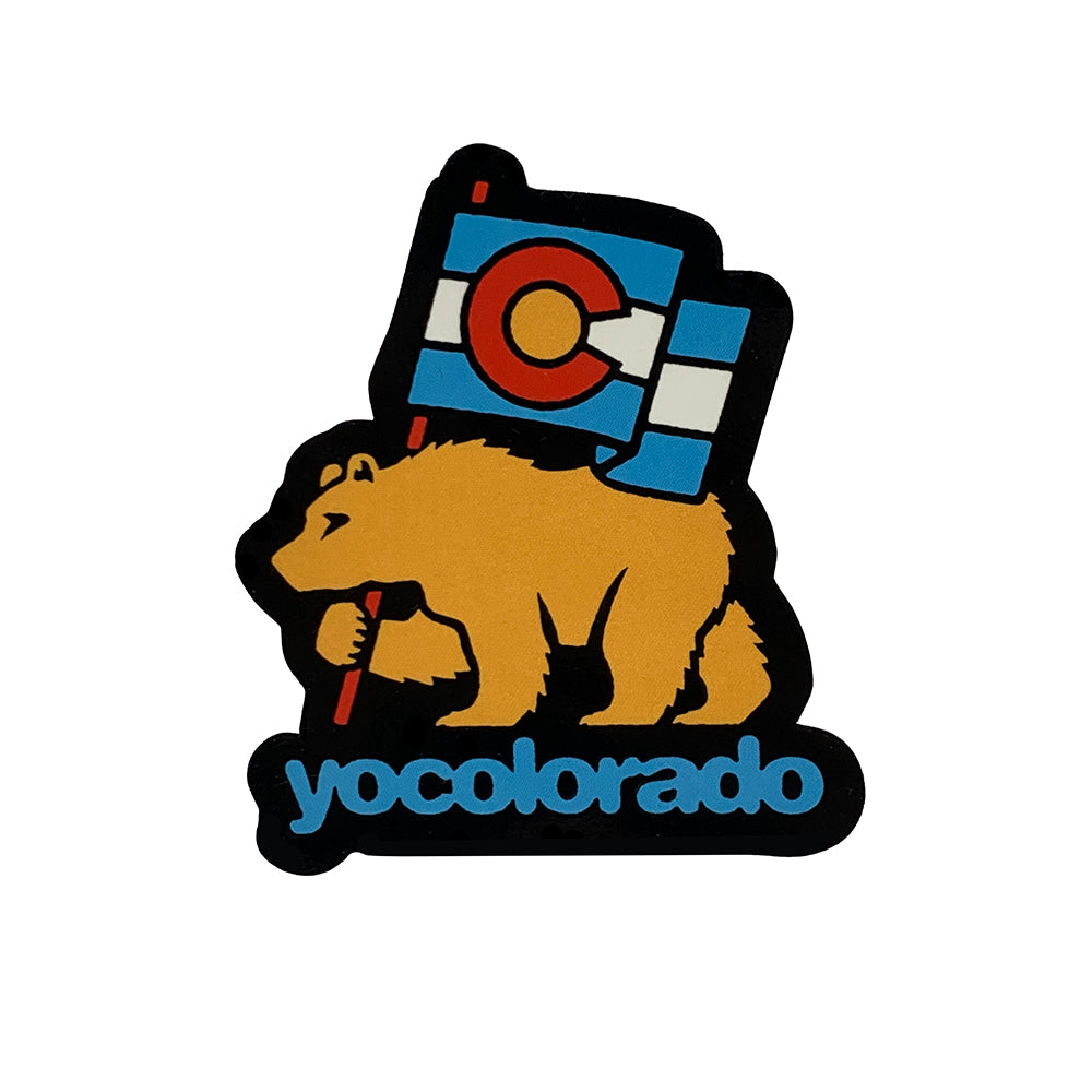 Colorado Bear Pride Flag Sticker