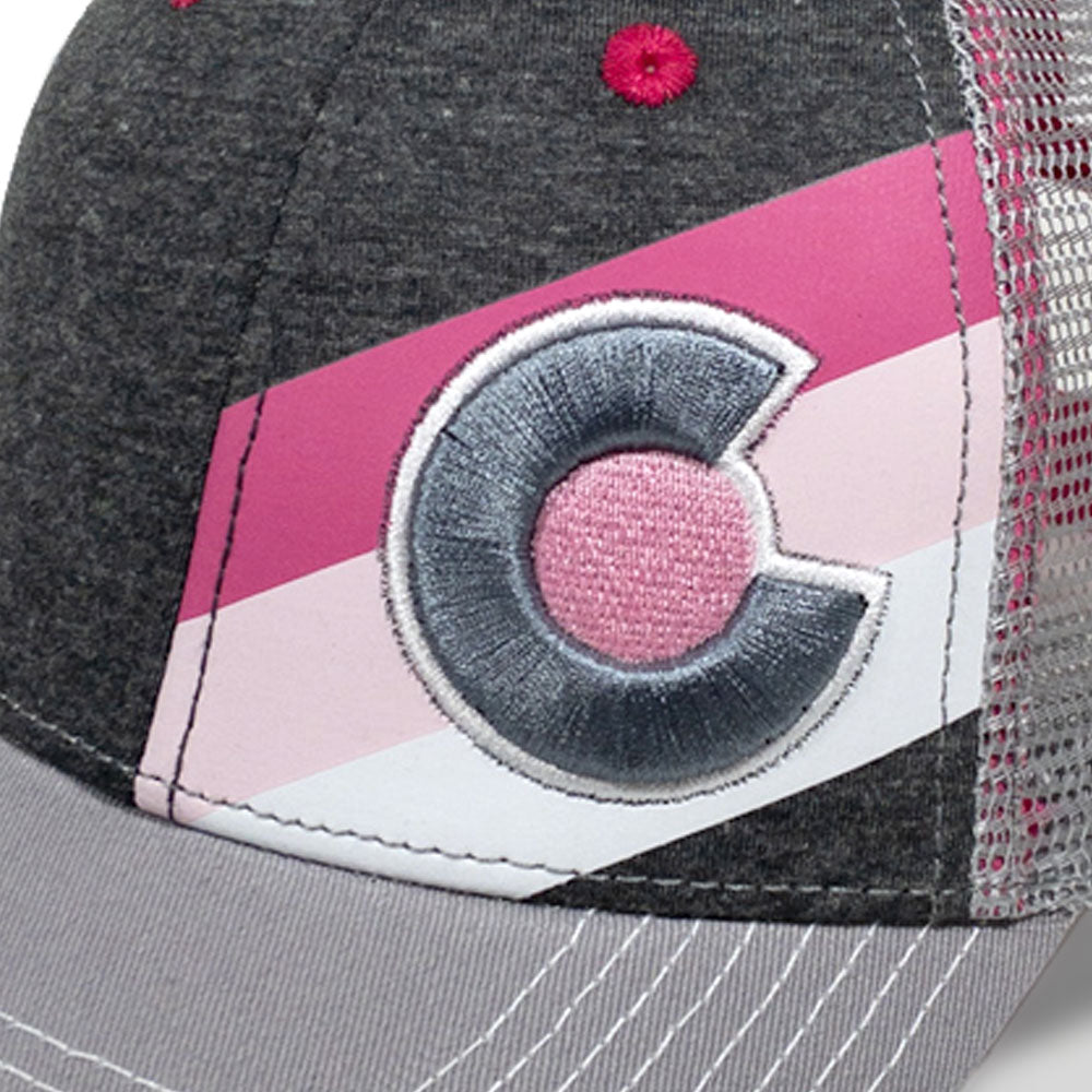 Incline Colorado Trucker Hat - Pink Punk