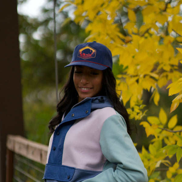 Triggered Buffalo Snapback Rope Hat