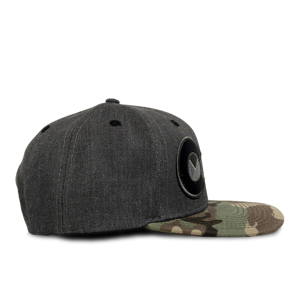 Yo Camo Snapback Flat Bill Hat